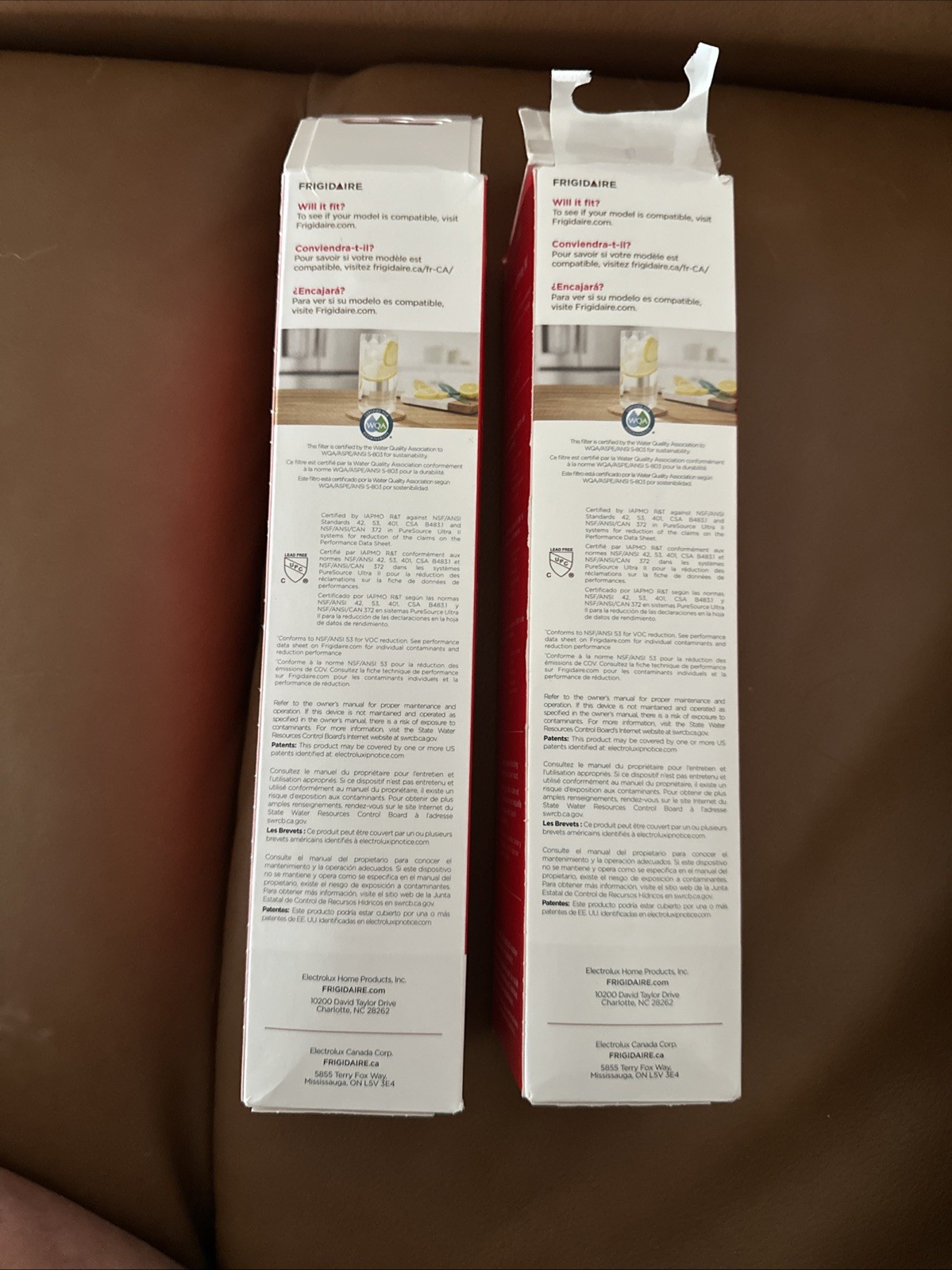 2 – Genuine Frigidaire EPTWFU01 Pure Source Ultra II Water Fridge Filter Sealed