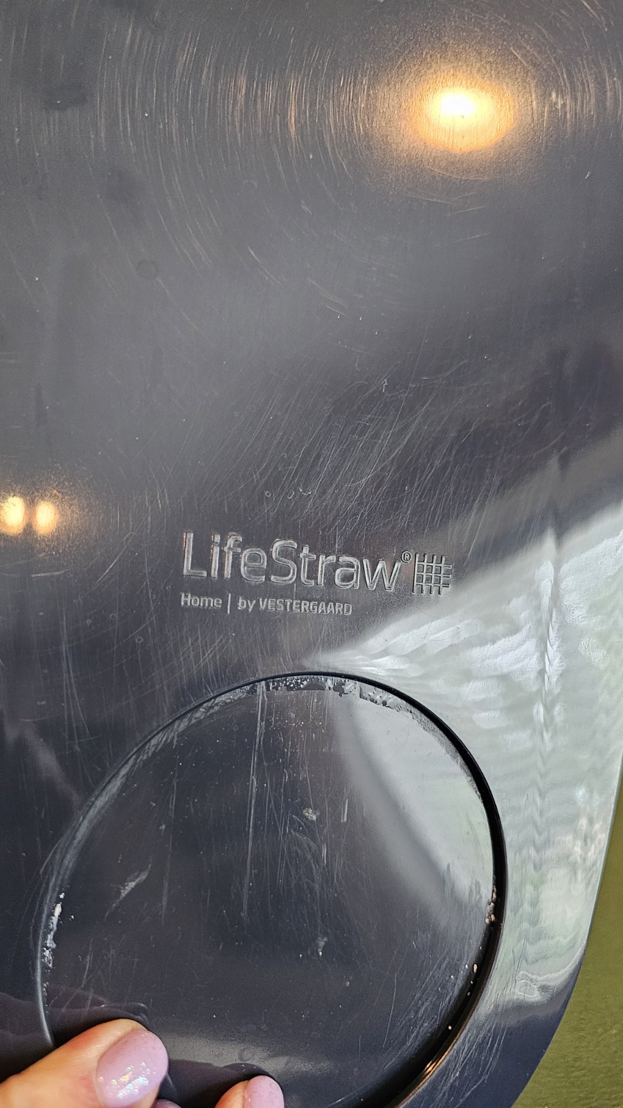LifeStraw Home Water Filter Dispenser 18 Cup Midnight Blue Bacteria/Parasites