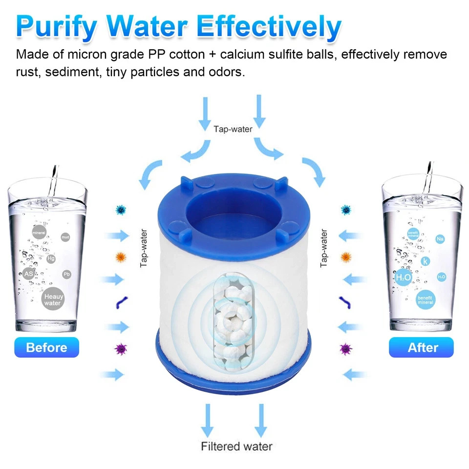 Faucet Water Filter Tap Filtration Kitchen Bathroom Sink Mount Purifier System