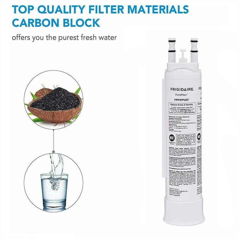 1/2/3/4 Pack Frigidaire PWF-1 FPPWFU01 Genuine Refrige PurePour Water Filter New