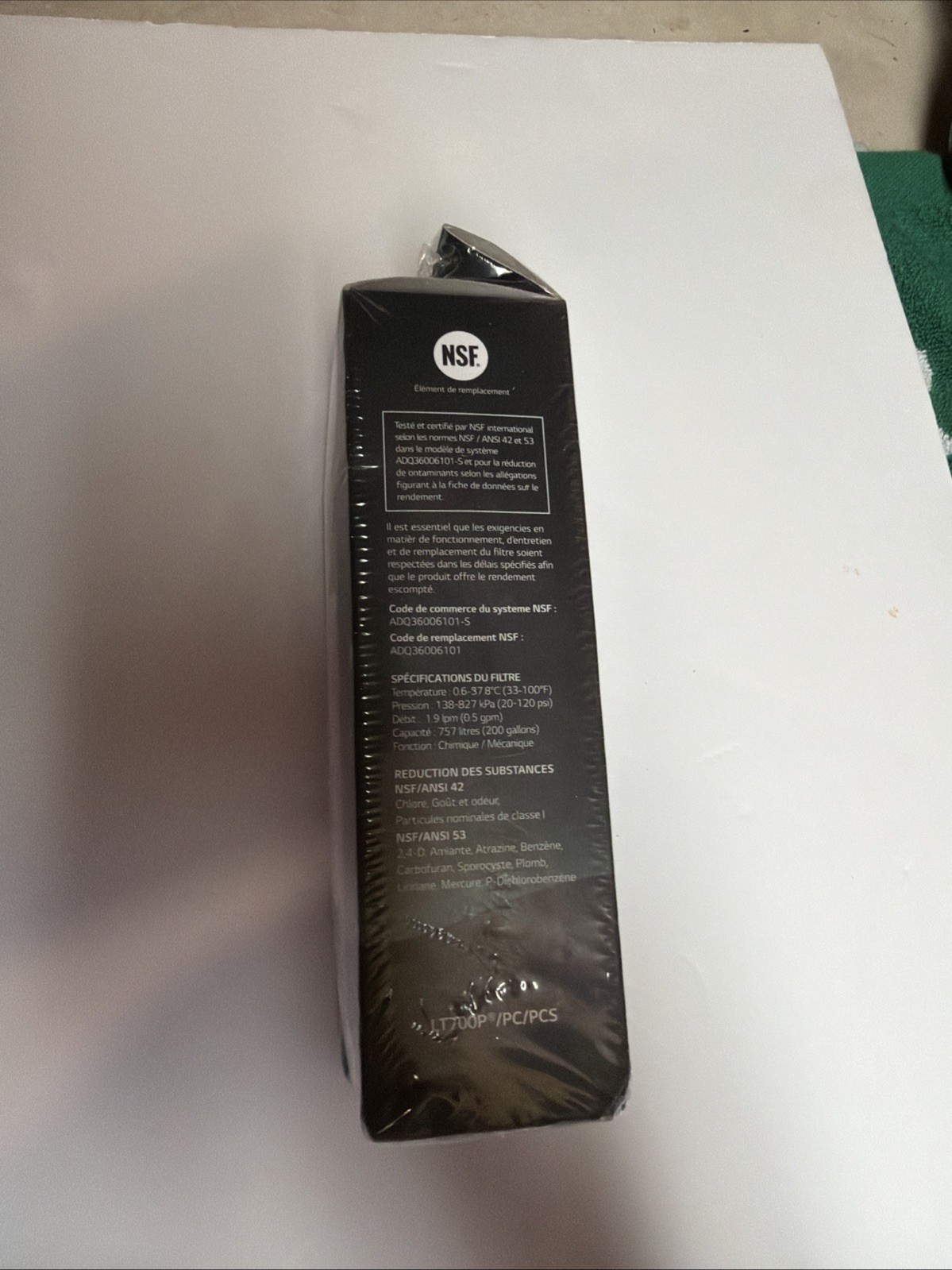 Brand New OEM LT700P/PC/PCS LG Water Filter Replacement Cartridge