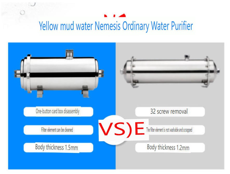 1000L Commercial Whole House Water Ultrafiltration Filter Well Spring Tap