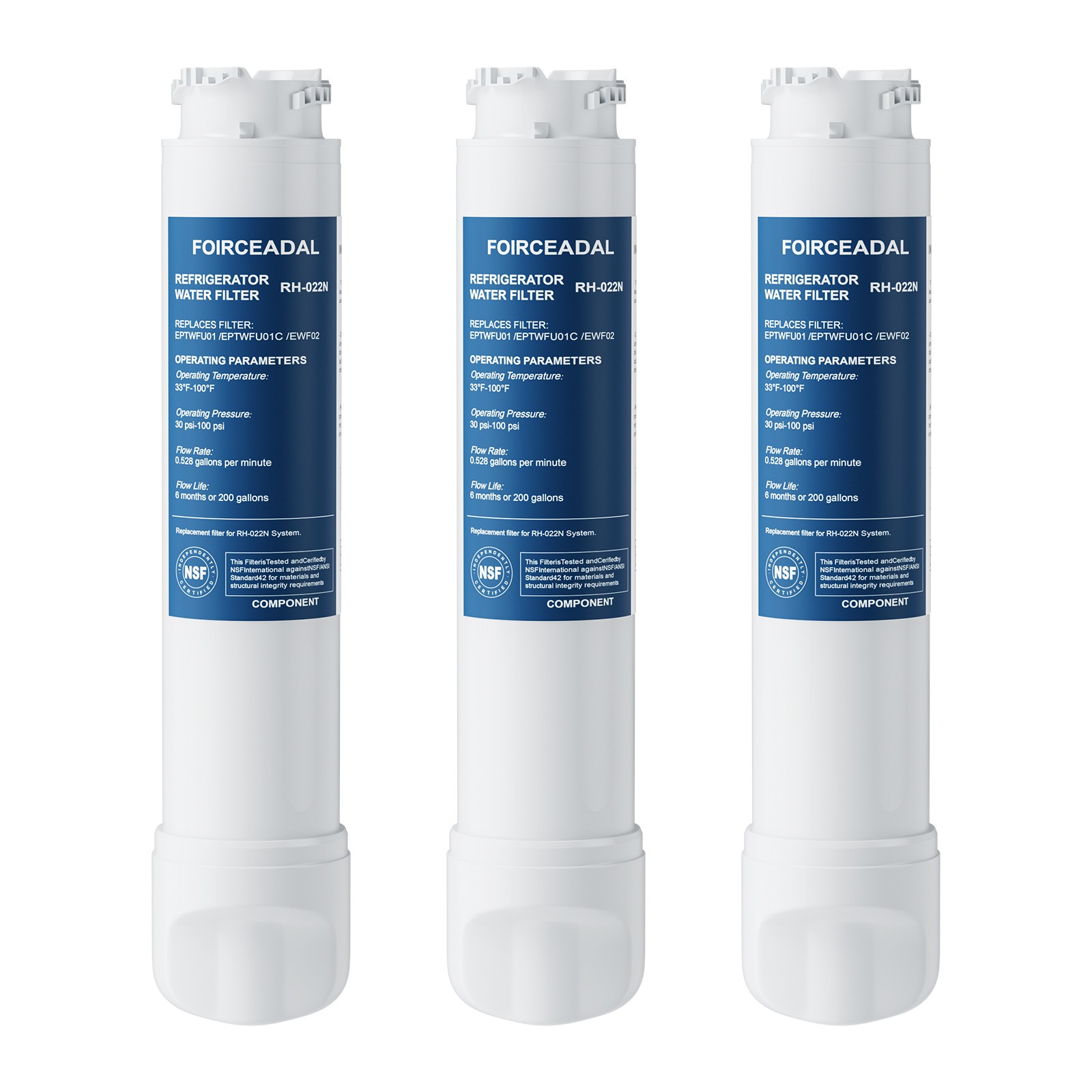 2PACK For Frigidaire EPTWFU01 Pure Source Ultra II Refrigerator Water Filter