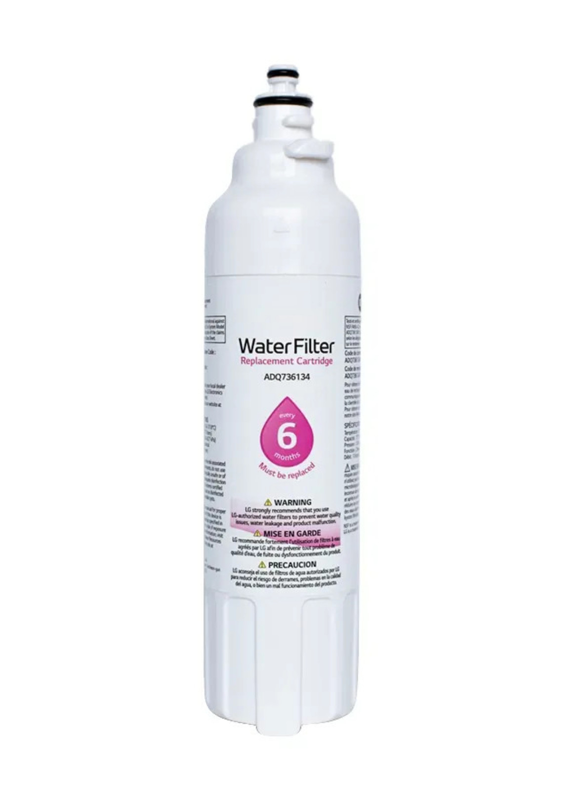 LG LT800P Water Filter 6 Genuine OEM Replacement ADQ73613401 NEW in Box!