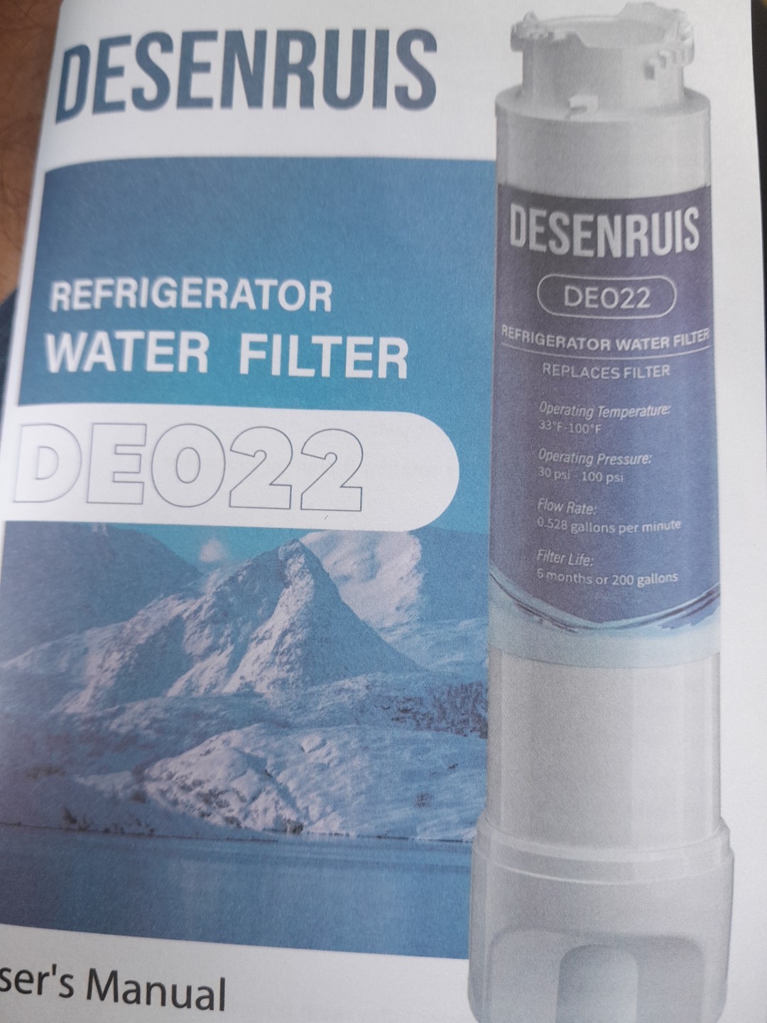 2x Desenruis DE022 Water Filters RWF5800A Replacement – Combo Pack Of 2