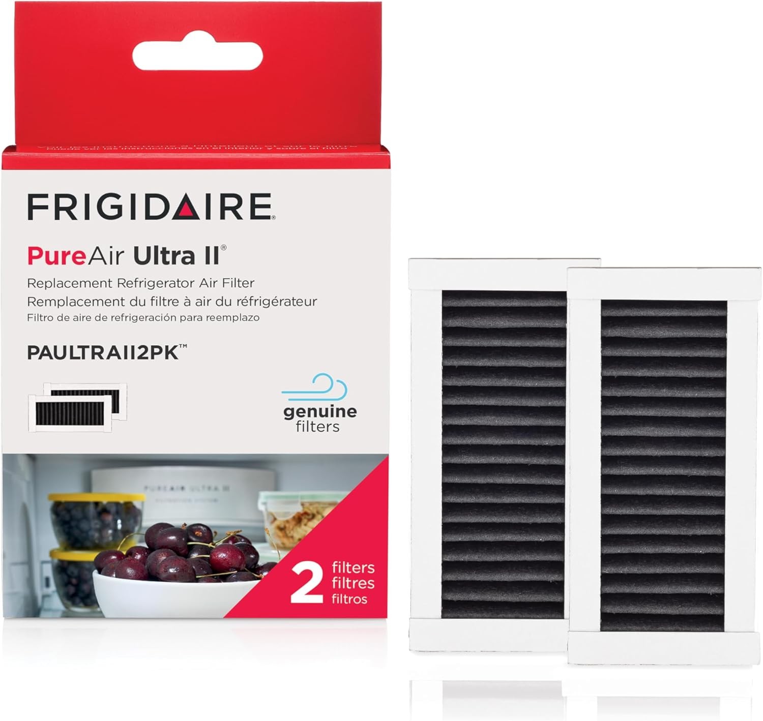 Frigidaire EPTWFU01 PureAir Ultra II PAULTRA2-2PK Water & Air Filter Combo Kit