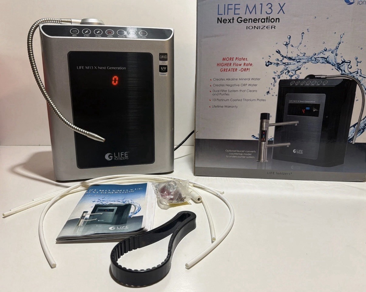Life Ionizer M13 X Next Generation Water Ionizer Alkaline UV Water Filter Only.