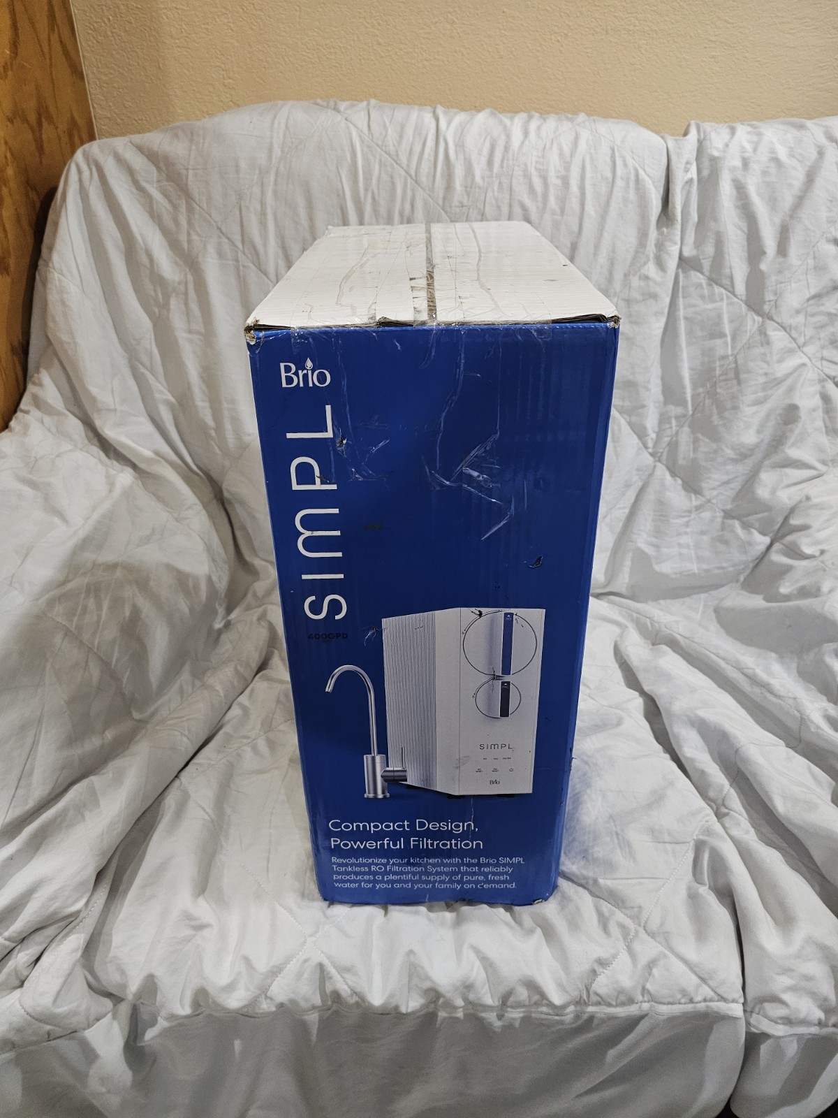 *NEW Brio SIMPL Tankless Reverse Osmosis (RO) Undersink Filtration System 400GPD