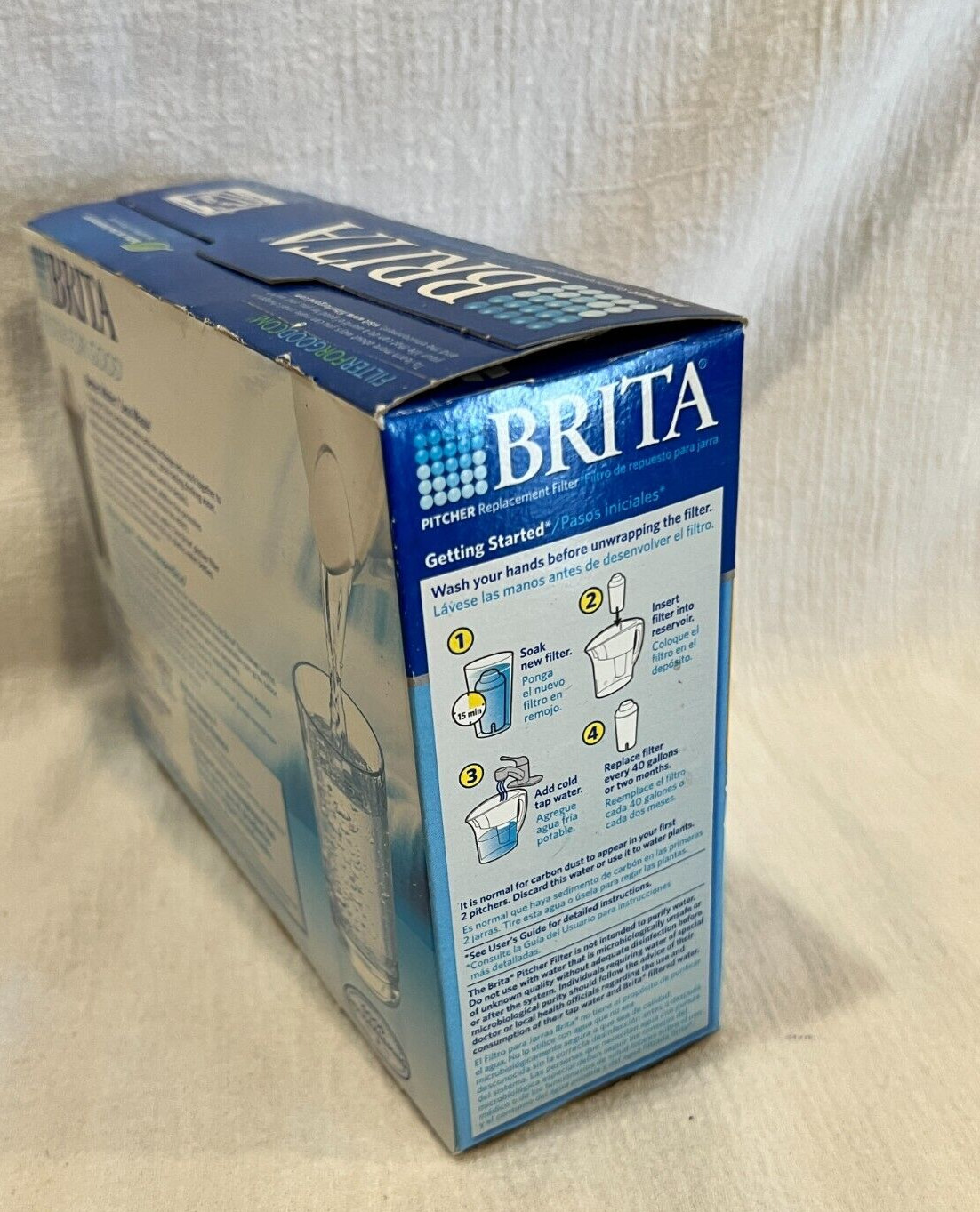 BRITA Pitchers Replacement Filter 3 Pack Reduces harmfull Contaminants