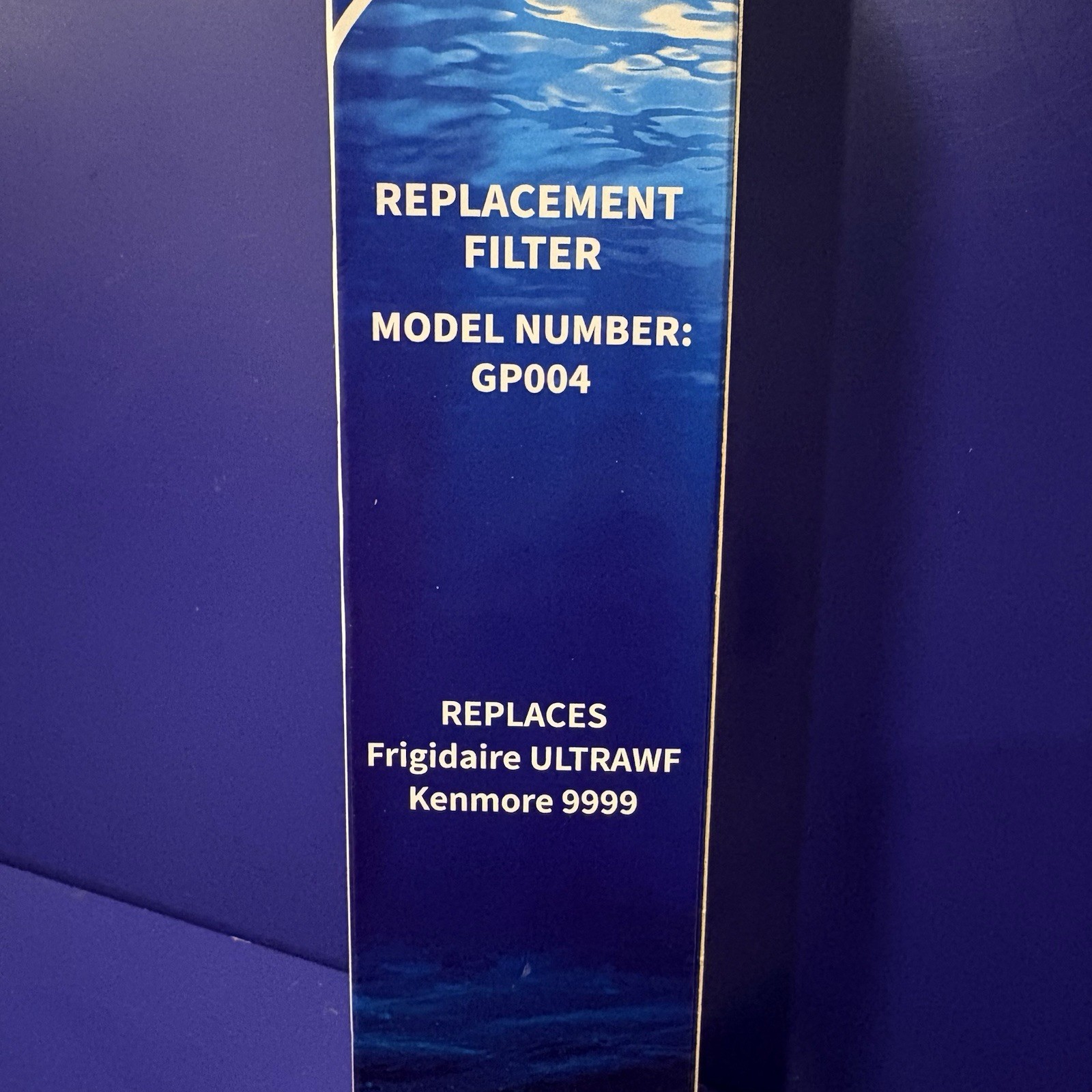 GlacialPure GP004 Water Filter Replaces Frigidaire ULTRAWF Kenmore 9999