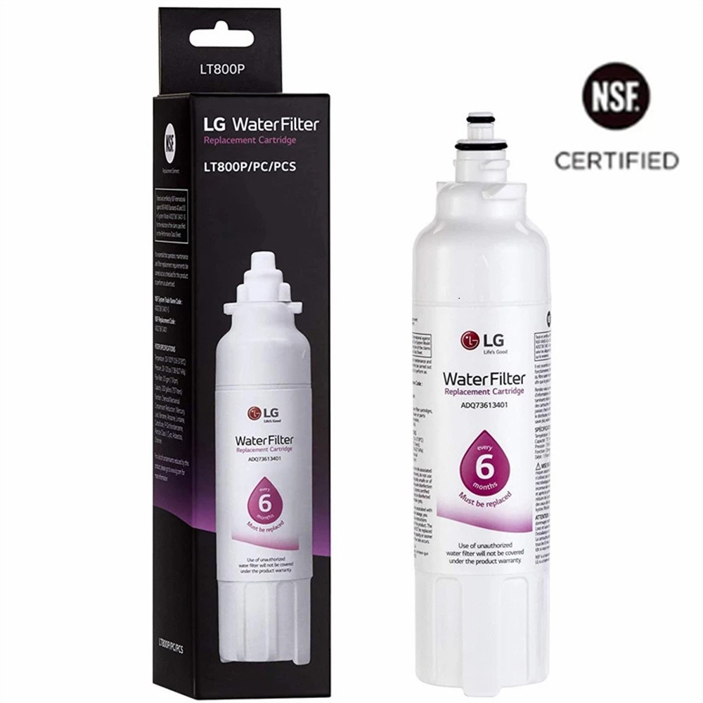 LG Replacement Water Filter Cartridge LT800P for Refrigerator 200 Gal 2 PACK