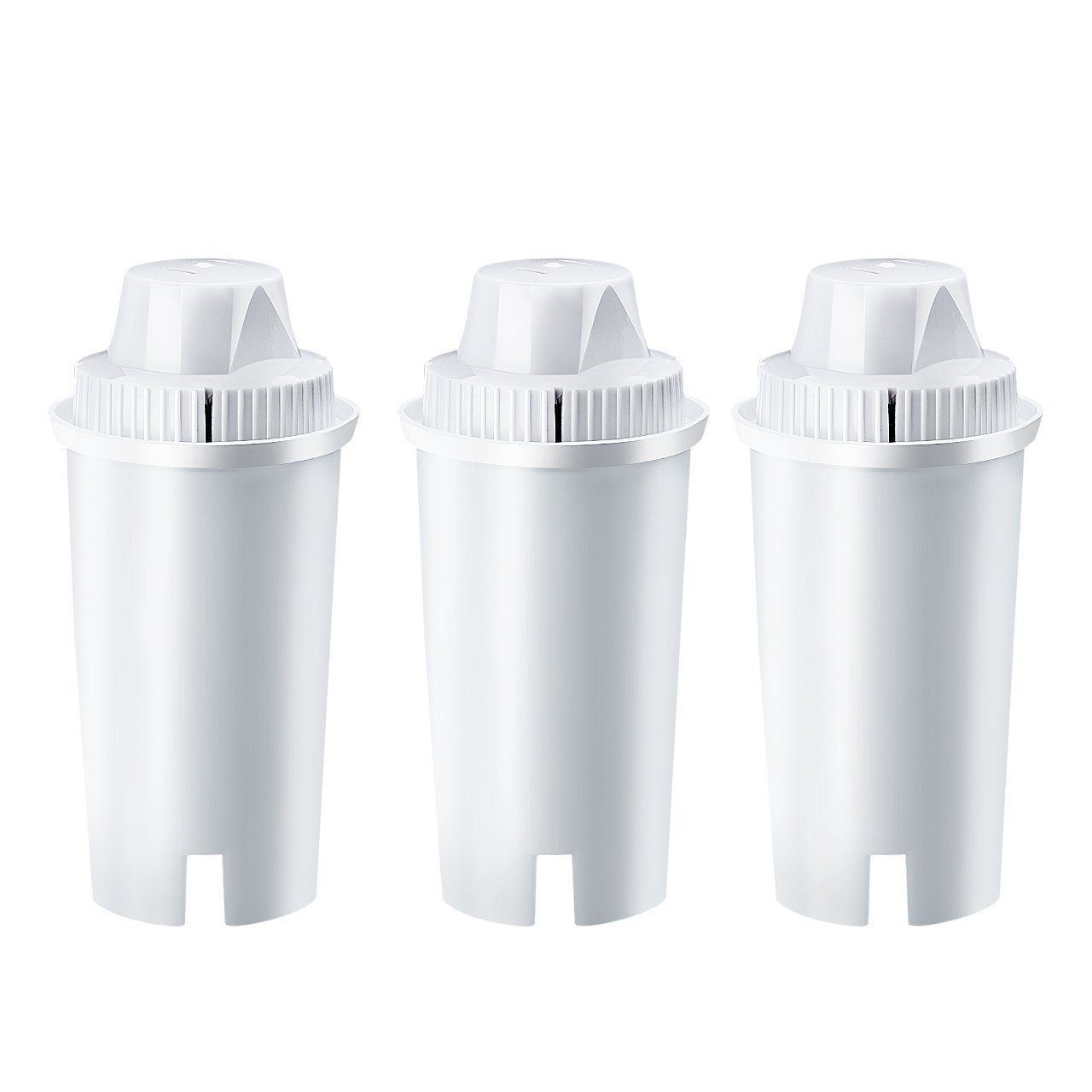 *Alkaline* 7 Stage Drop In Brita Style Water Pitcher Filter Replacements 3 Pack