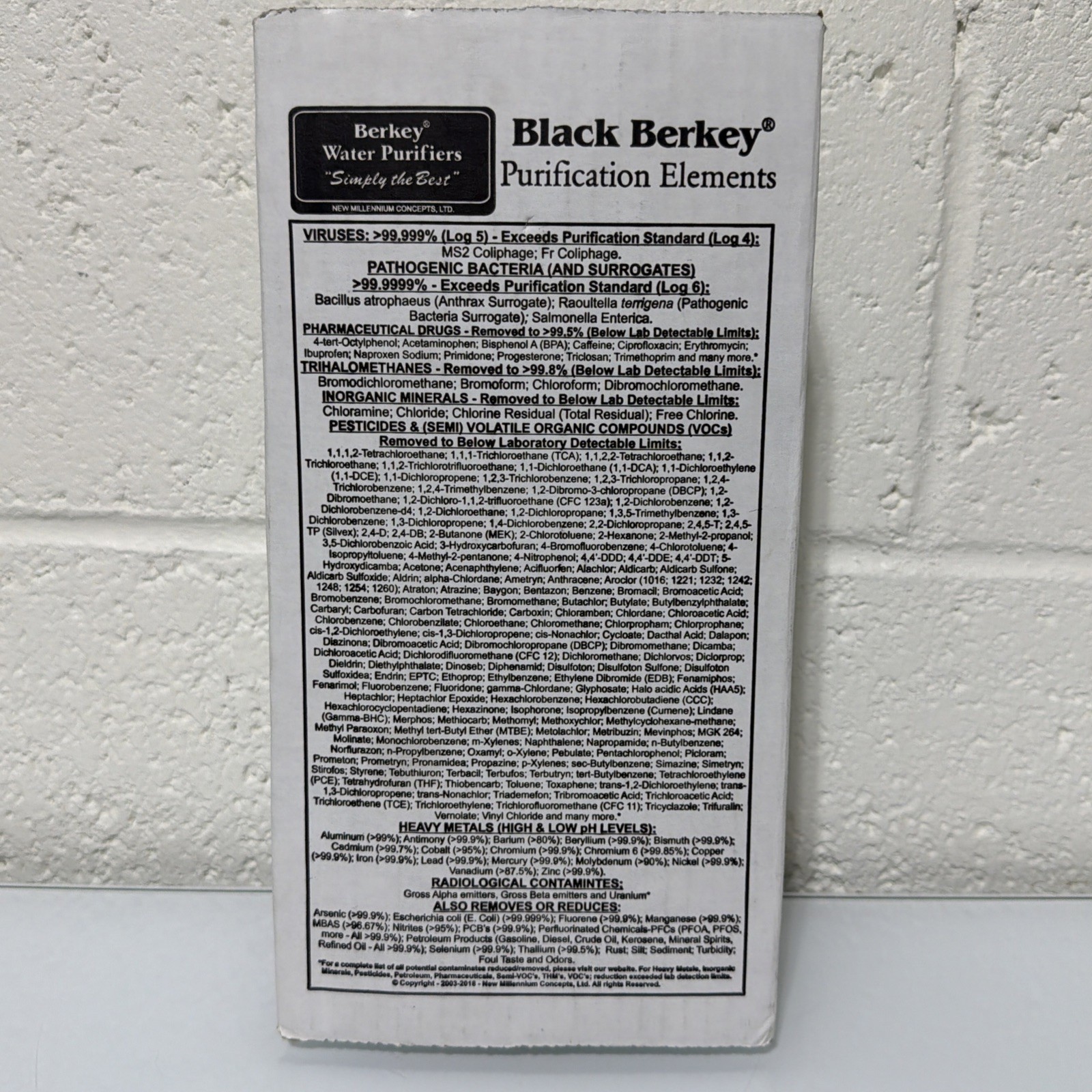 Berkey Authentic Black BB9-2 Water replacement Filters For Berkey Water System