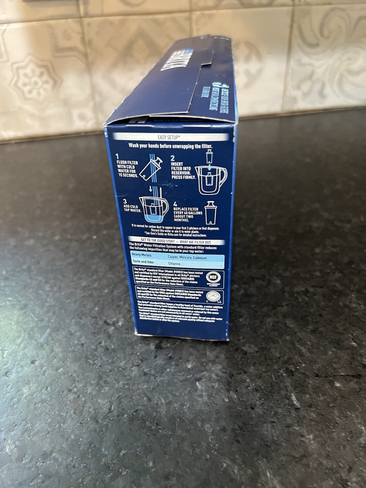 Brita Pitcher Replacement Water Filters (5 in box) Model OB03