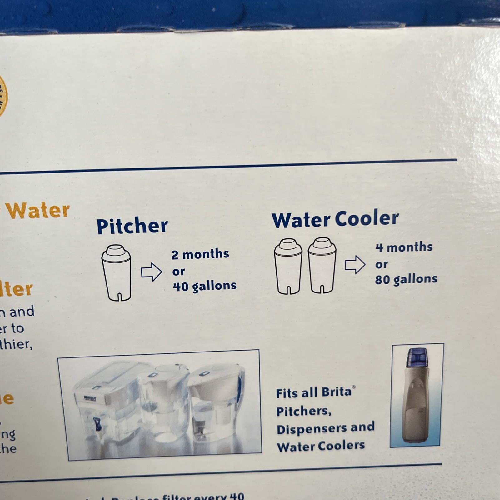 Brita Water Pitcher Replacement Filter #766229 7 PACK New Sealed 40gal 2 Month