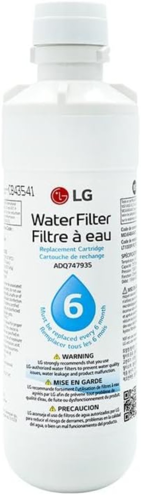 LT1000P – 6 / 200 Gallon Capacity Replacement Refrigerator Water Filter , , …