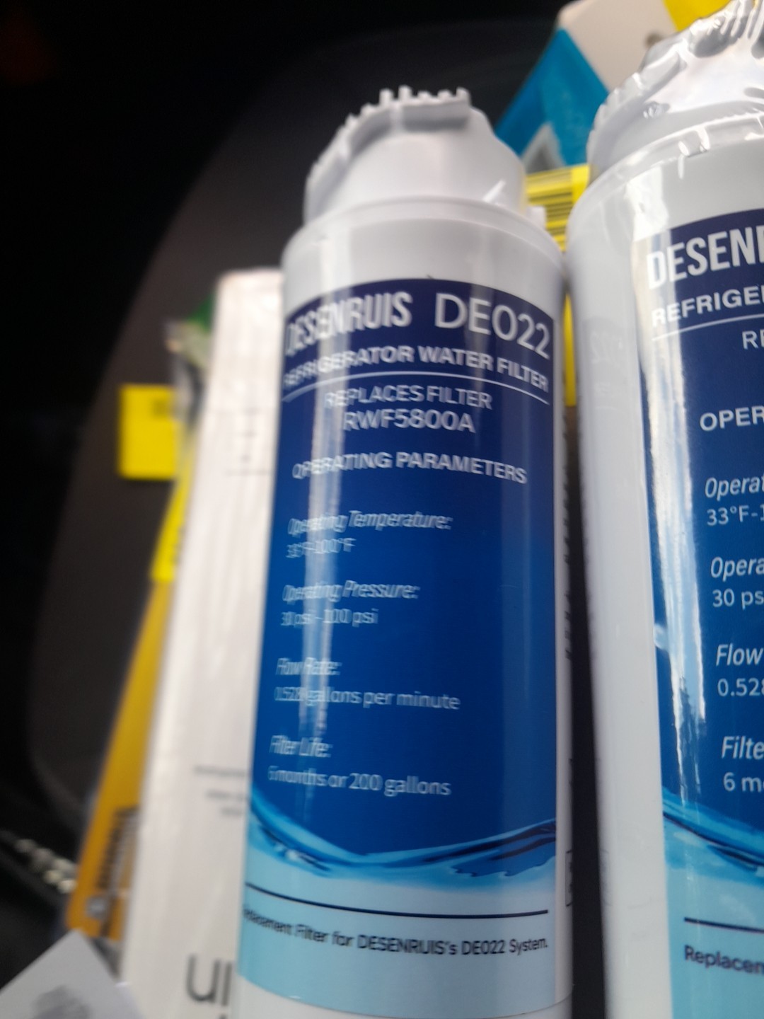 2x Desenruis DE022 Water Filters RWF5800A Replacement – Combo Pack Of 2