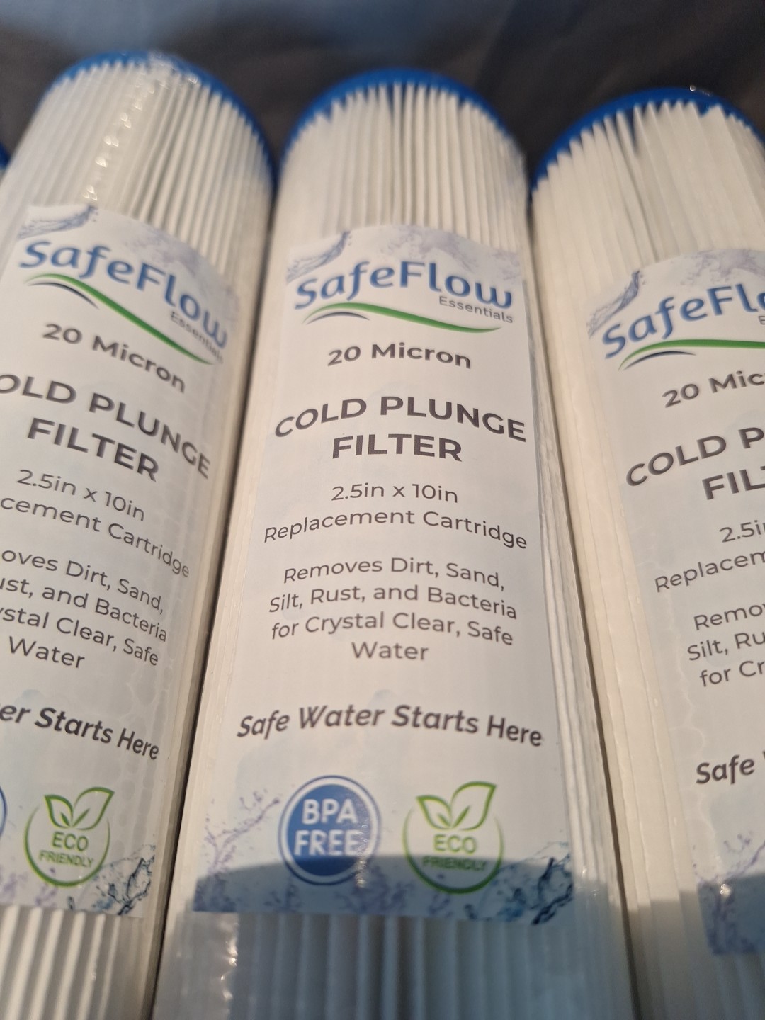 10in Ice Bath Chiller Filters 20 Micron 10″ x 2.5″ Water Filter Replacement…