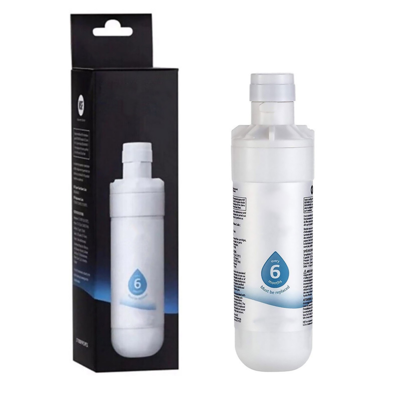 Water Filter Cartridge ADQ747935 For LG CF16 GF-1000P Refrigerator Model Series