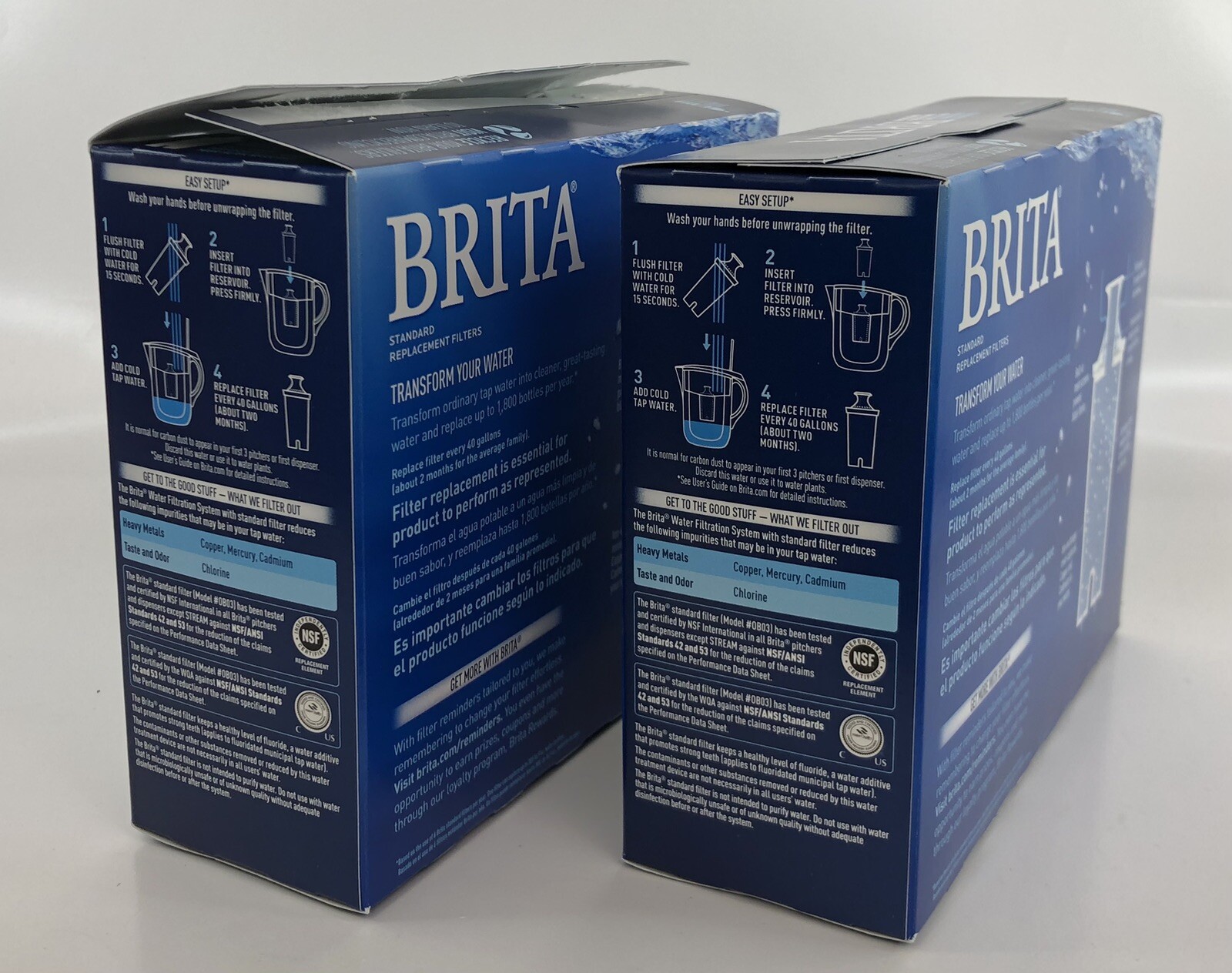 Brita 0B03 Replacement Water Filter – 5 Pack of Pitcher Filters – New