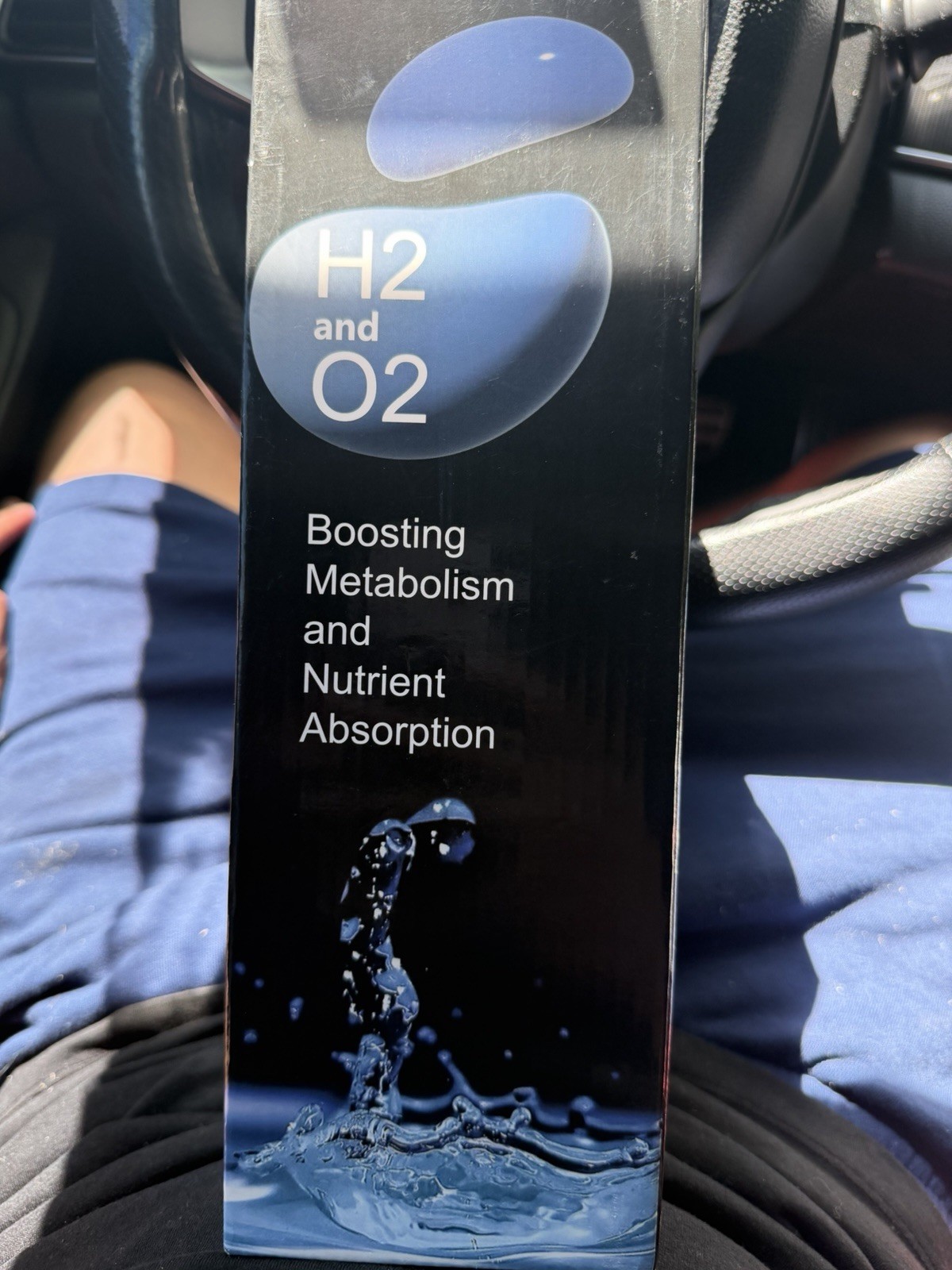 H2 and O2 Water Filter Carbon/Charcoal For Aqua Optima Evolve Black Blue