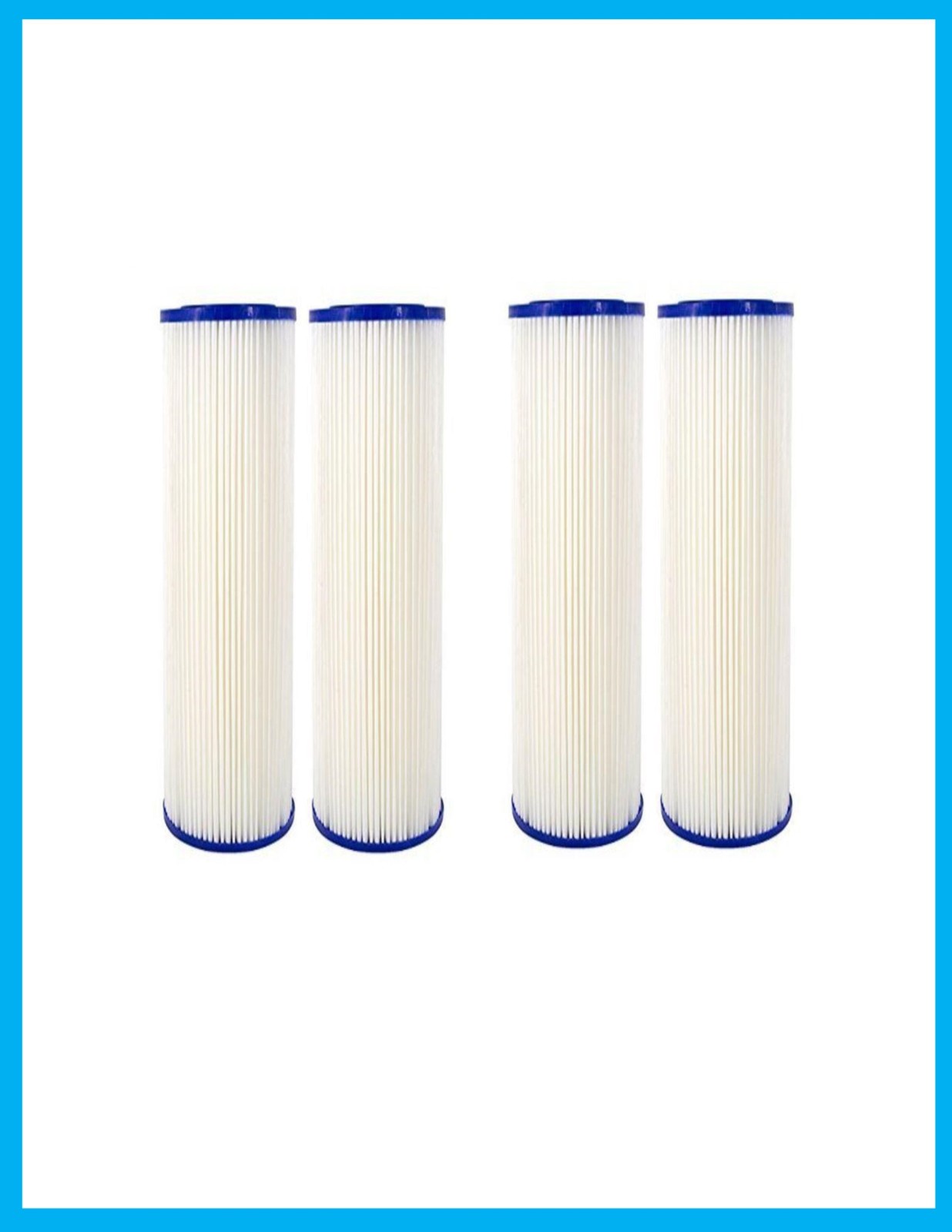 CFS – 4 Pack Pleated Water Filters Cartridge Compatible withR30,W34-PR,…
