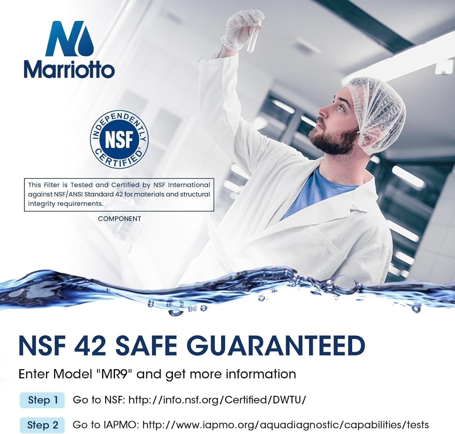 2-Pack XWF Water Filters Compatible with GE French-Door Models – Lead & BPA Free