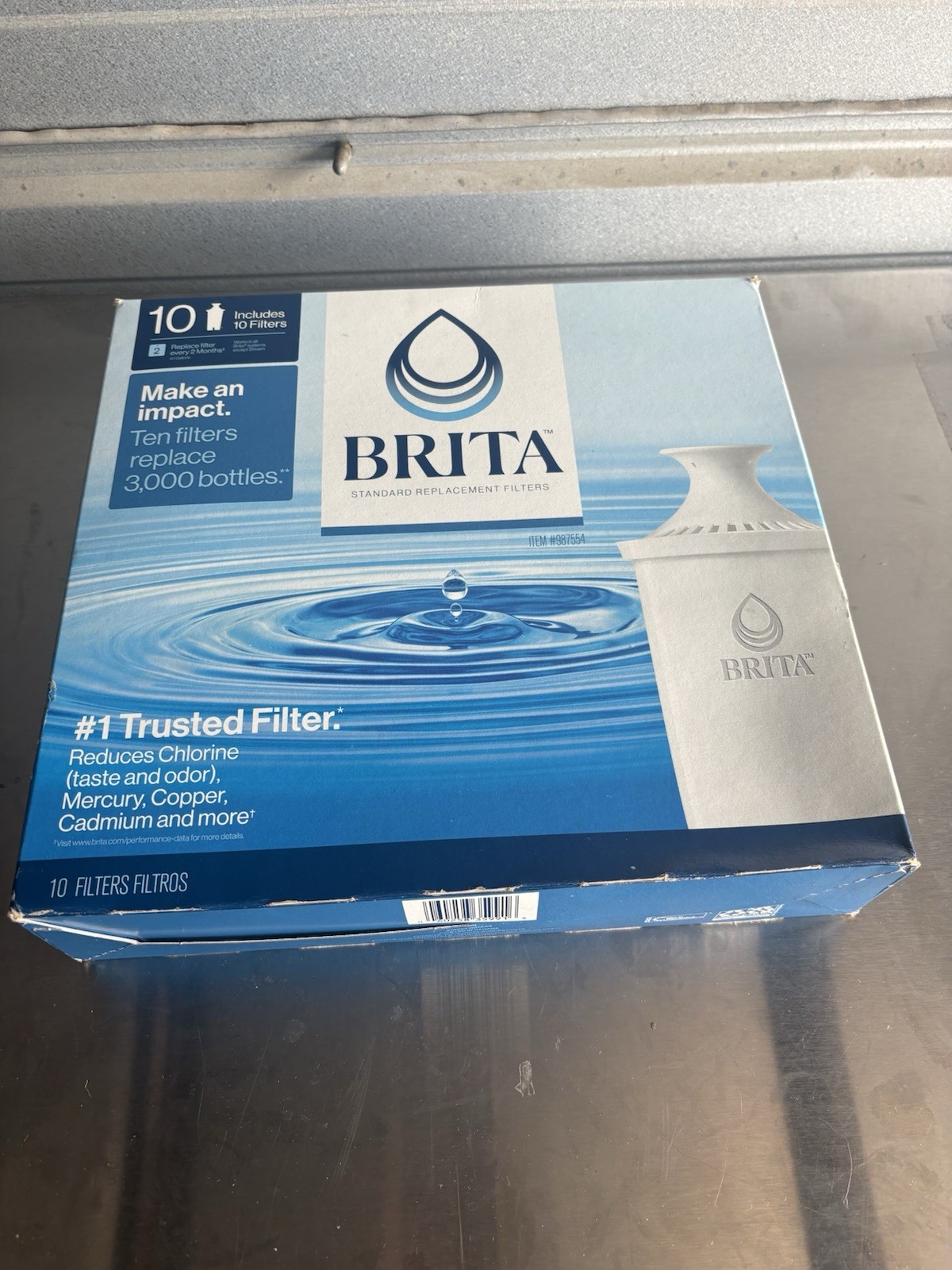 New Brita Replacement Water Filters, 10-pack