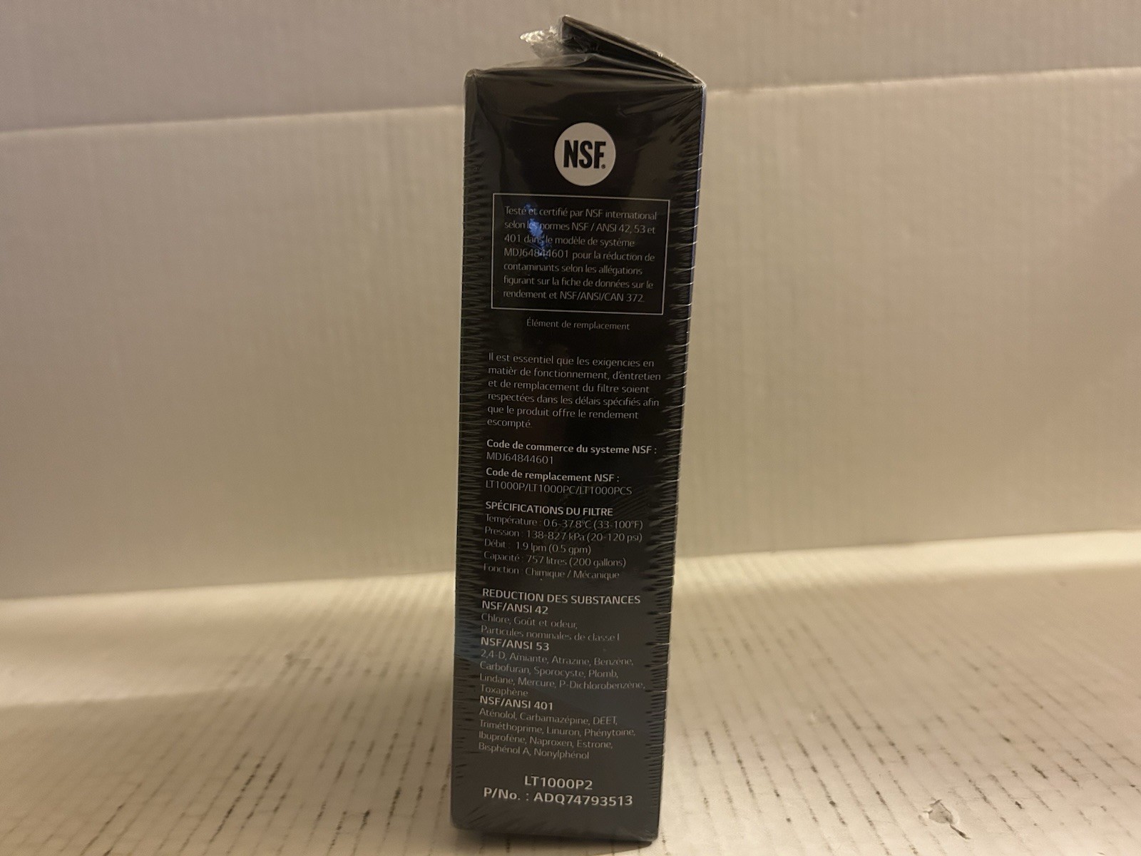 2pk LG Refrigerator Water Filter LT1000P2 Replacement Cartridge Genuine