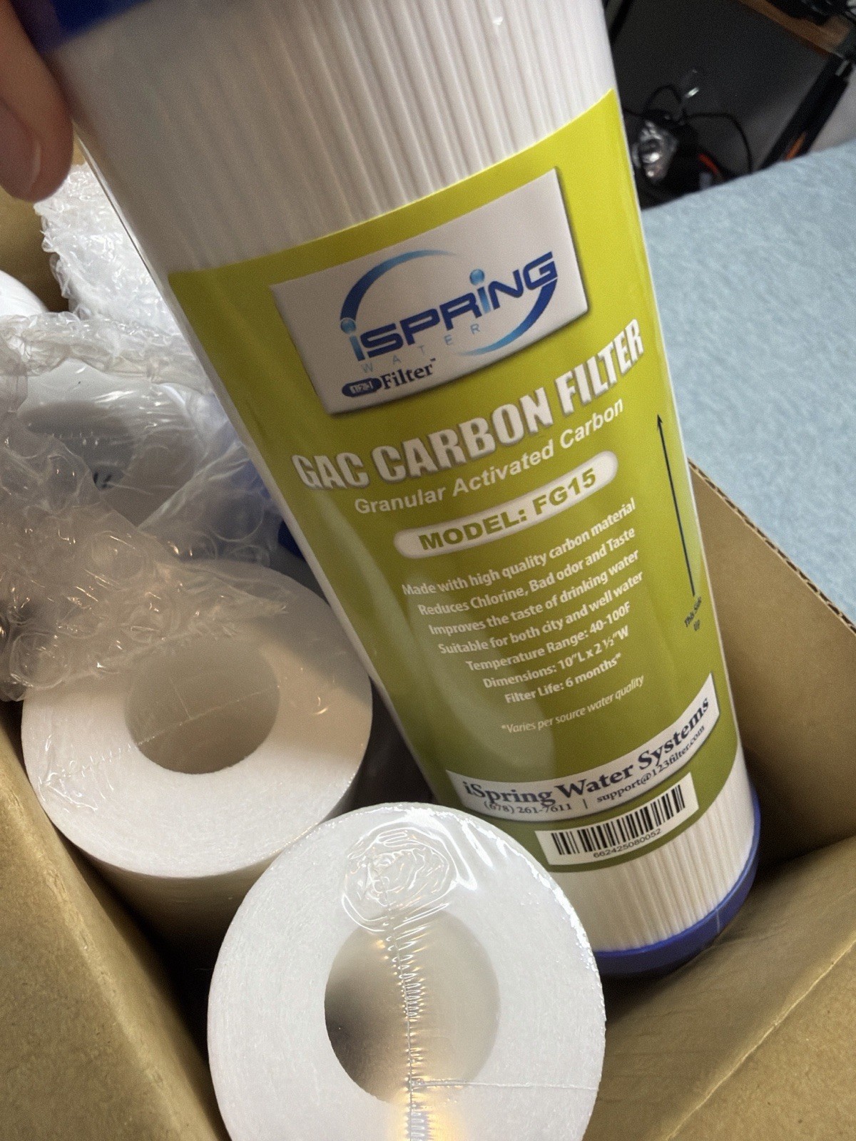 iSpring 7PK-GAC Filter Replacement Supply