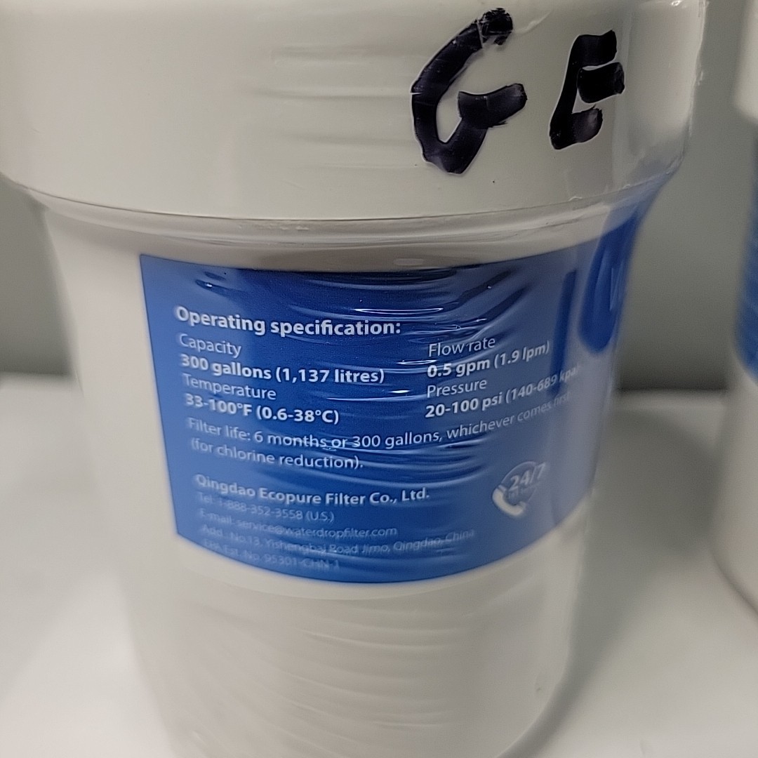 Waterdrop Golden Water Filters Replacement for GE® MWF®, SmartWater® MWFP 3 Pack