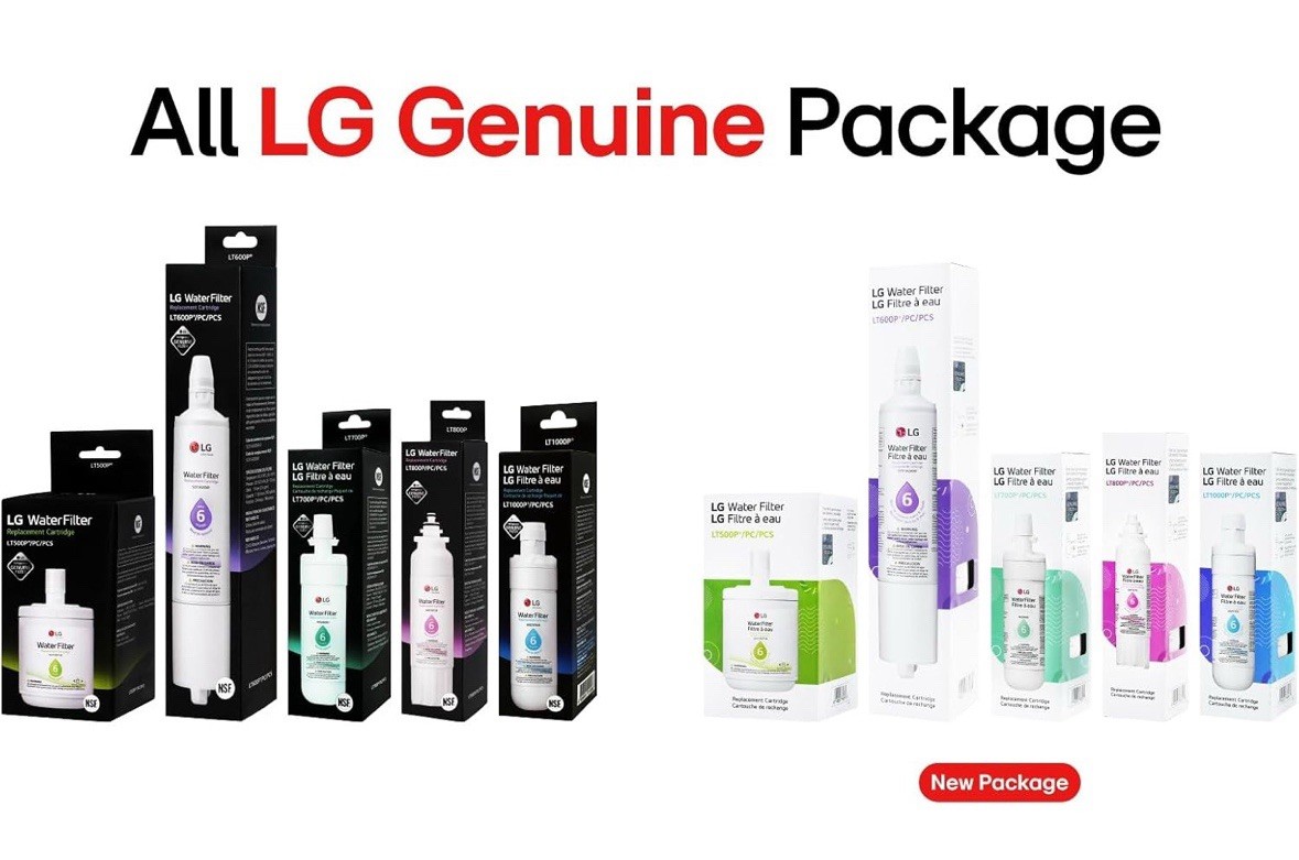 NEW SEALED LG LT1000P2 6-Month/200 Gallon Refrigerator Replacement Water Filter