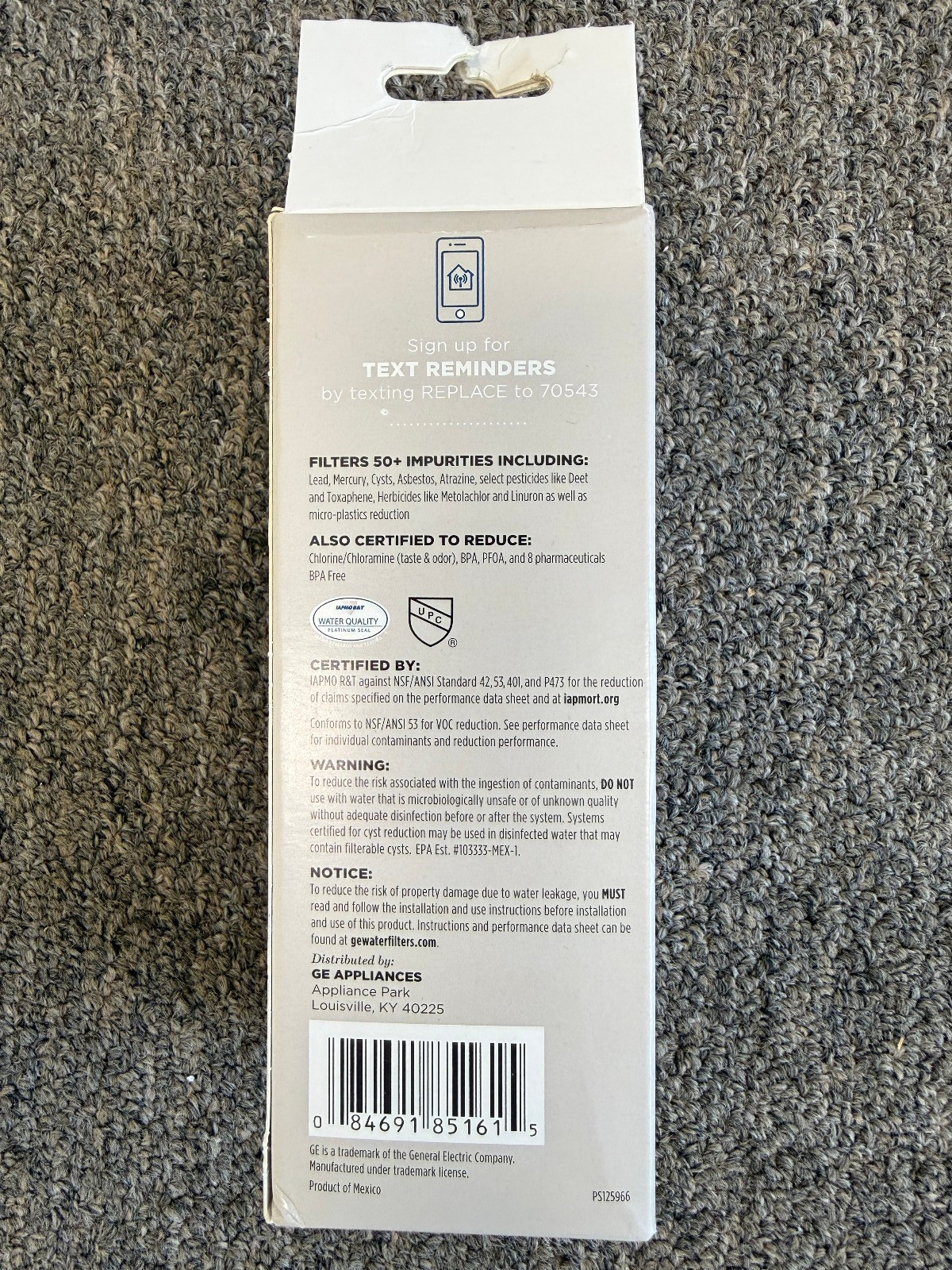 GE XWFE Genuine Refrigerator Water Filter ( WITH CHIP), 100% Authentic