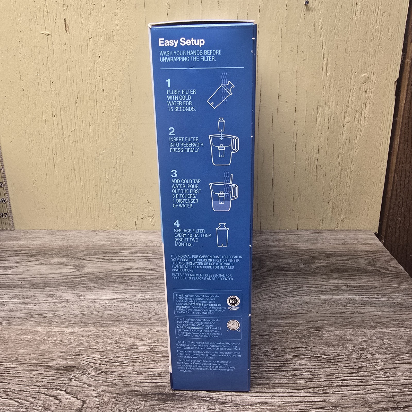 Brita Standard Water Filter Replacement 9 Pack Genuine OEM Filters Item 987554