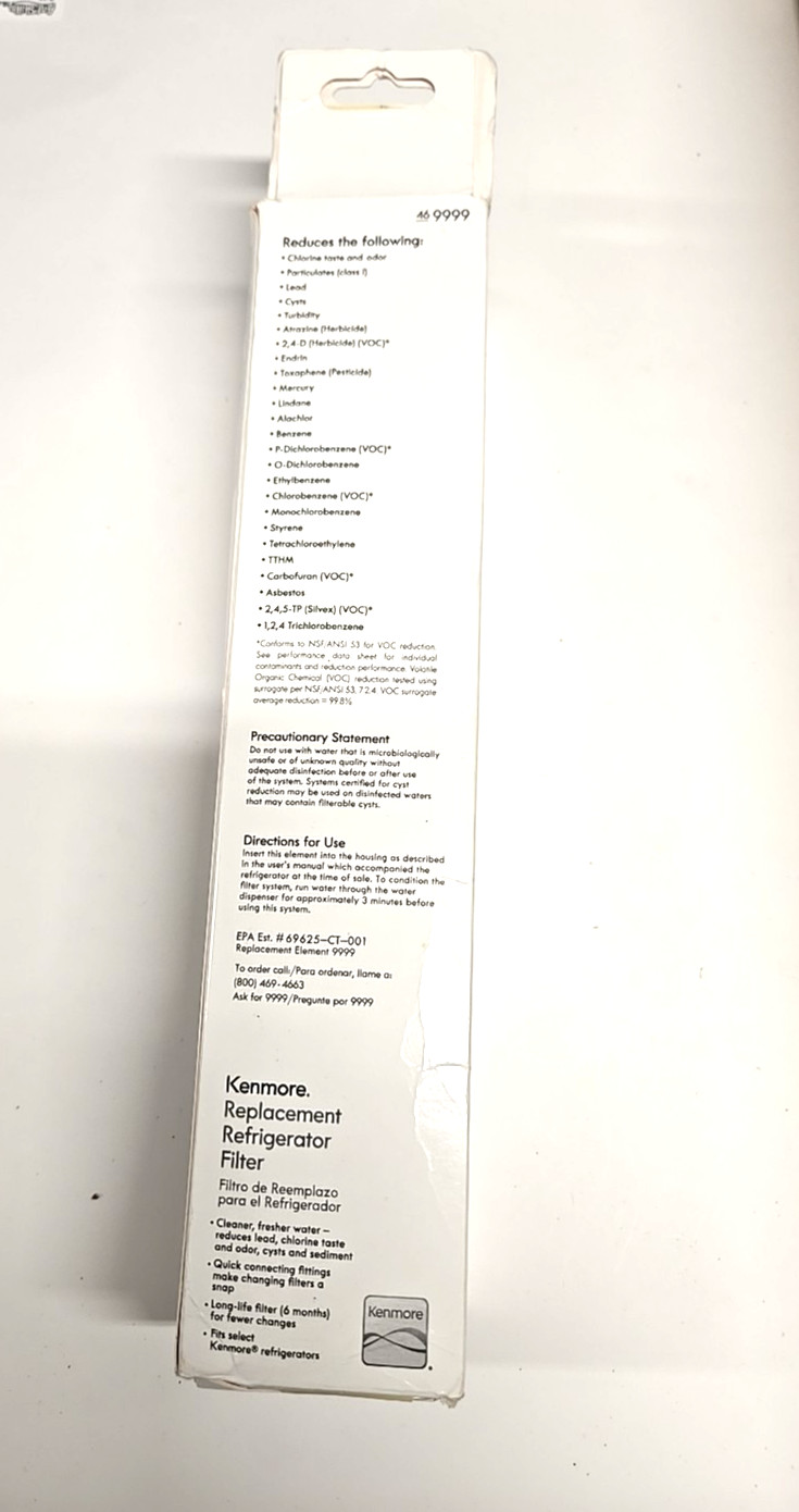 Kenmore 46-9999 Replacement Water Filter