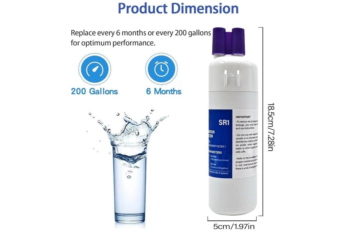 Whirlpool everydrop Refrigerator Water Filter