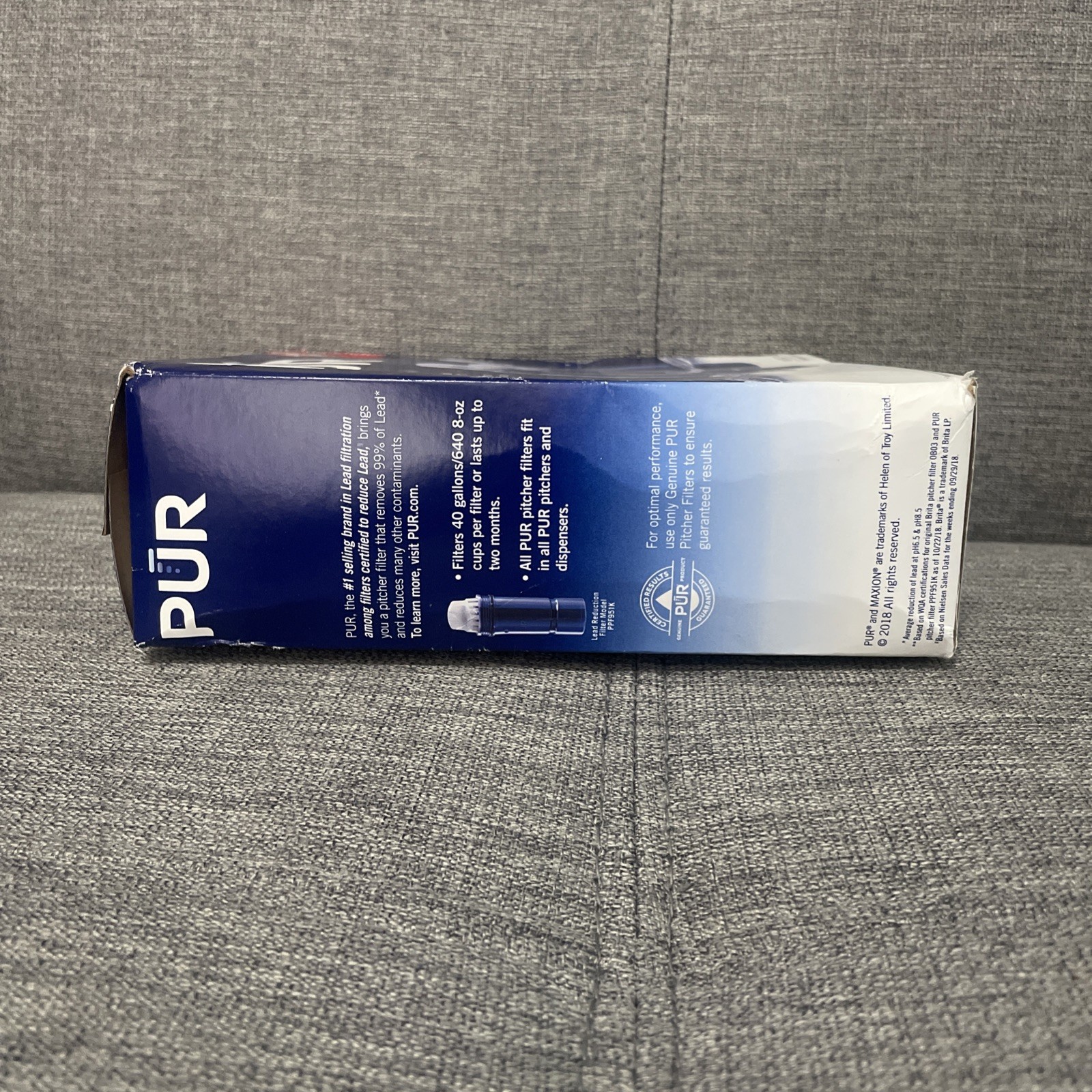 NEW Pur Plus Water PPF951K3 Replacement Filter 3 Count Blue Pitcher Dispenser