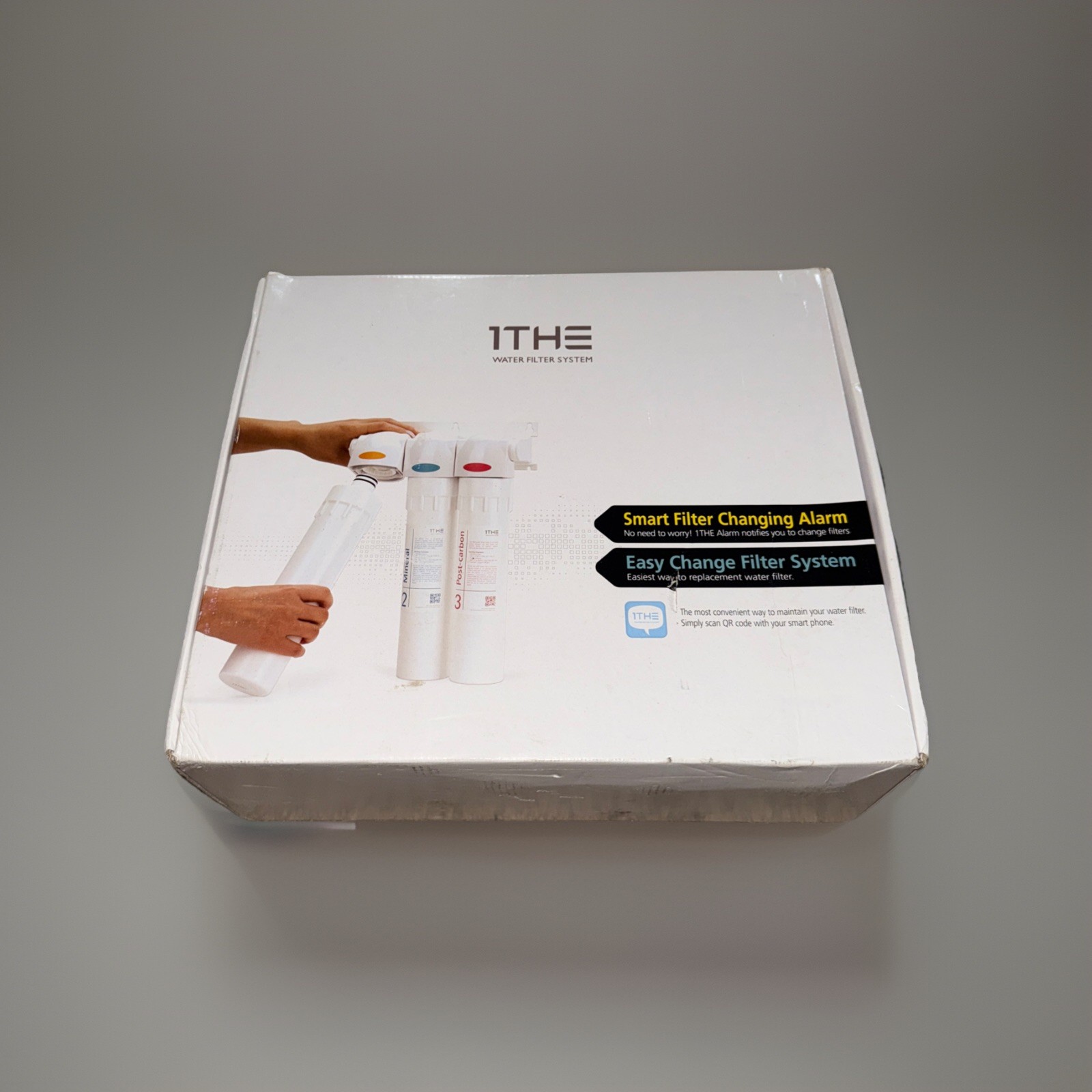 1THE H2O Under Cabinet Water Filtration System 3 Stage w/ Faucet Easy Instal