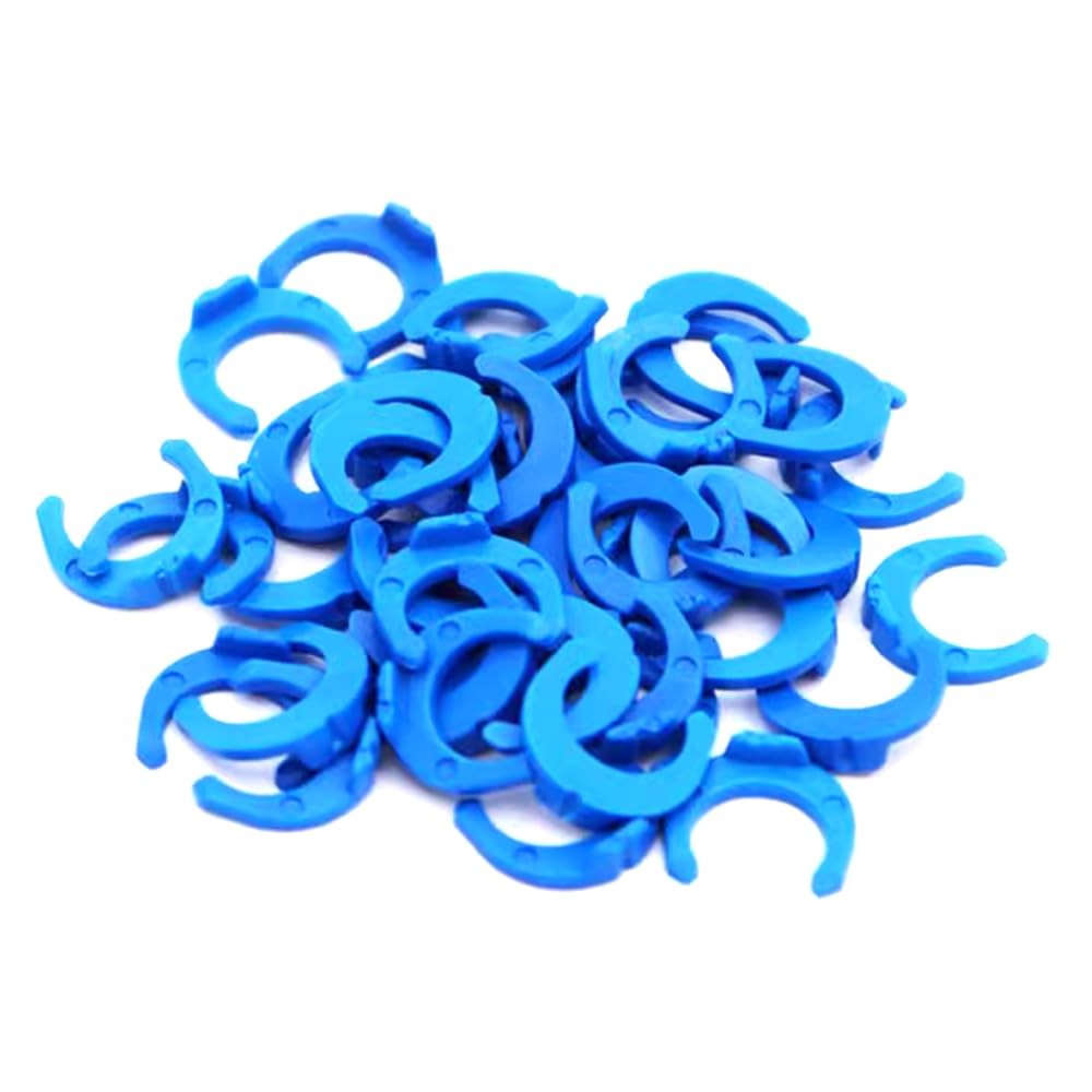 100Pcs 1/4 Inch 3/8 InchLocking Clips Clamps, Quick Connect Fittings Clamps f…