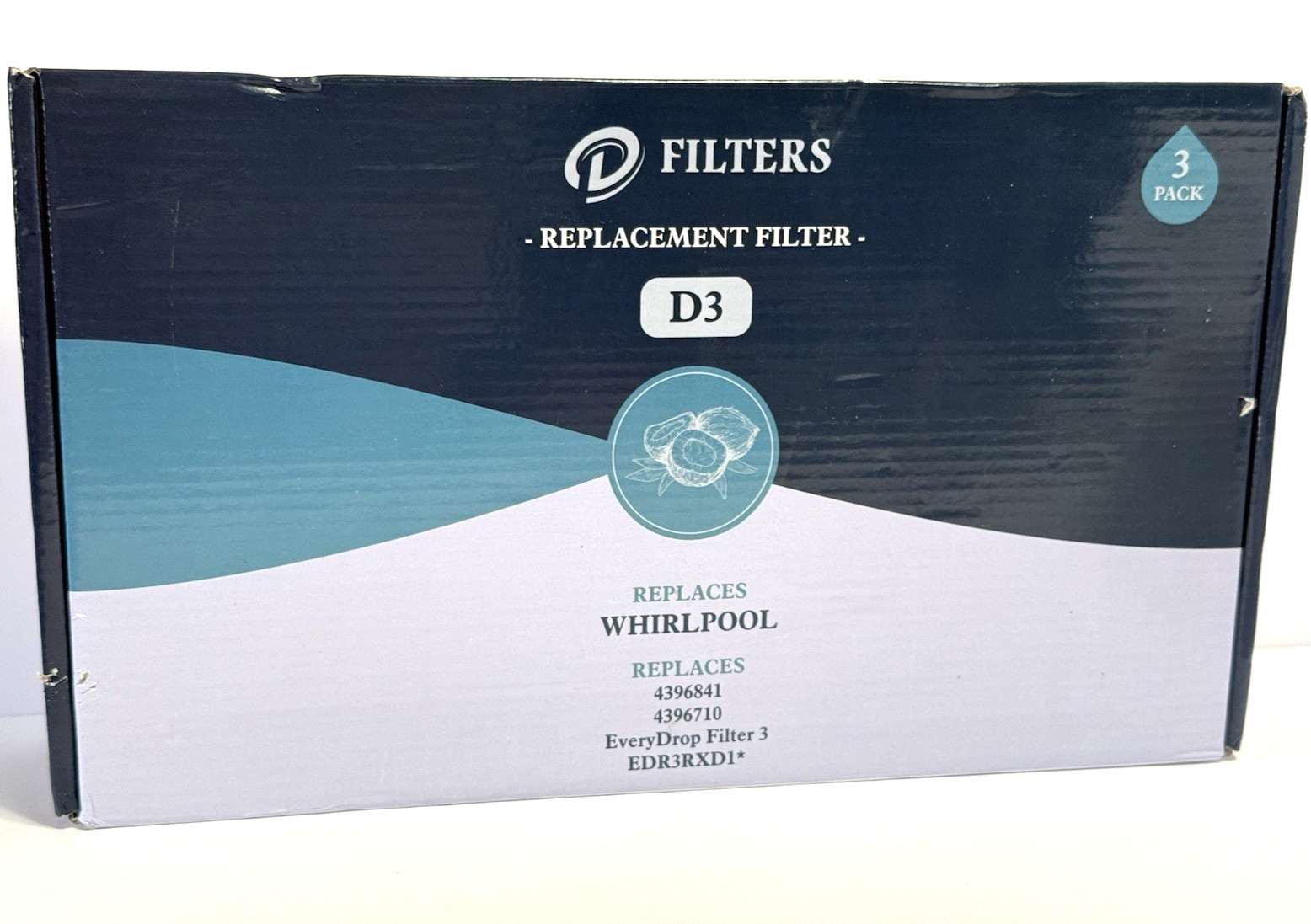 D3 Refrigerator Replacement Filter D3 New & Sealed EDR3RXD1