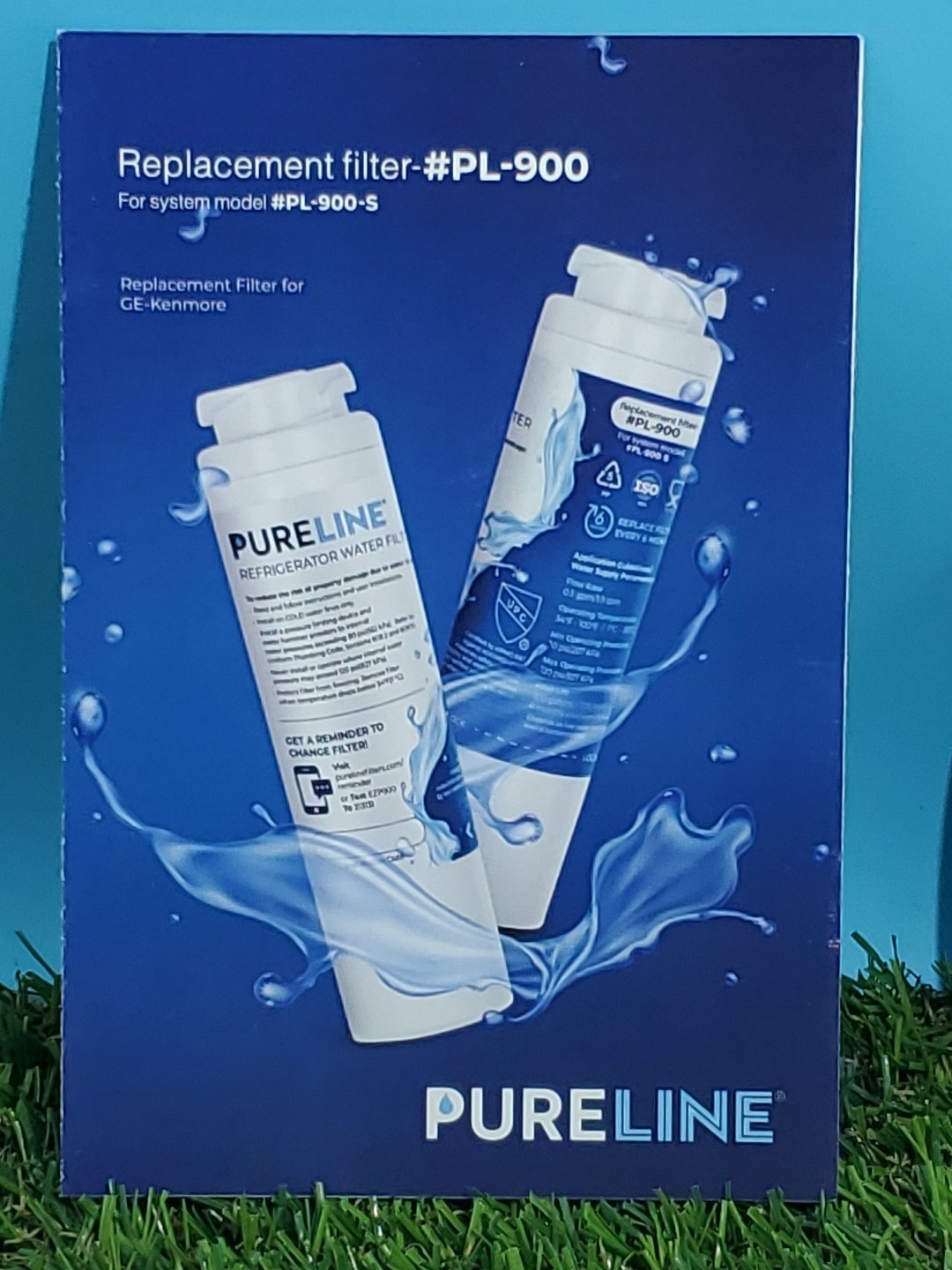 2 PureLine Refrigerator Water Filter PL-900 for System PL-900-S Replaces GE MSWF