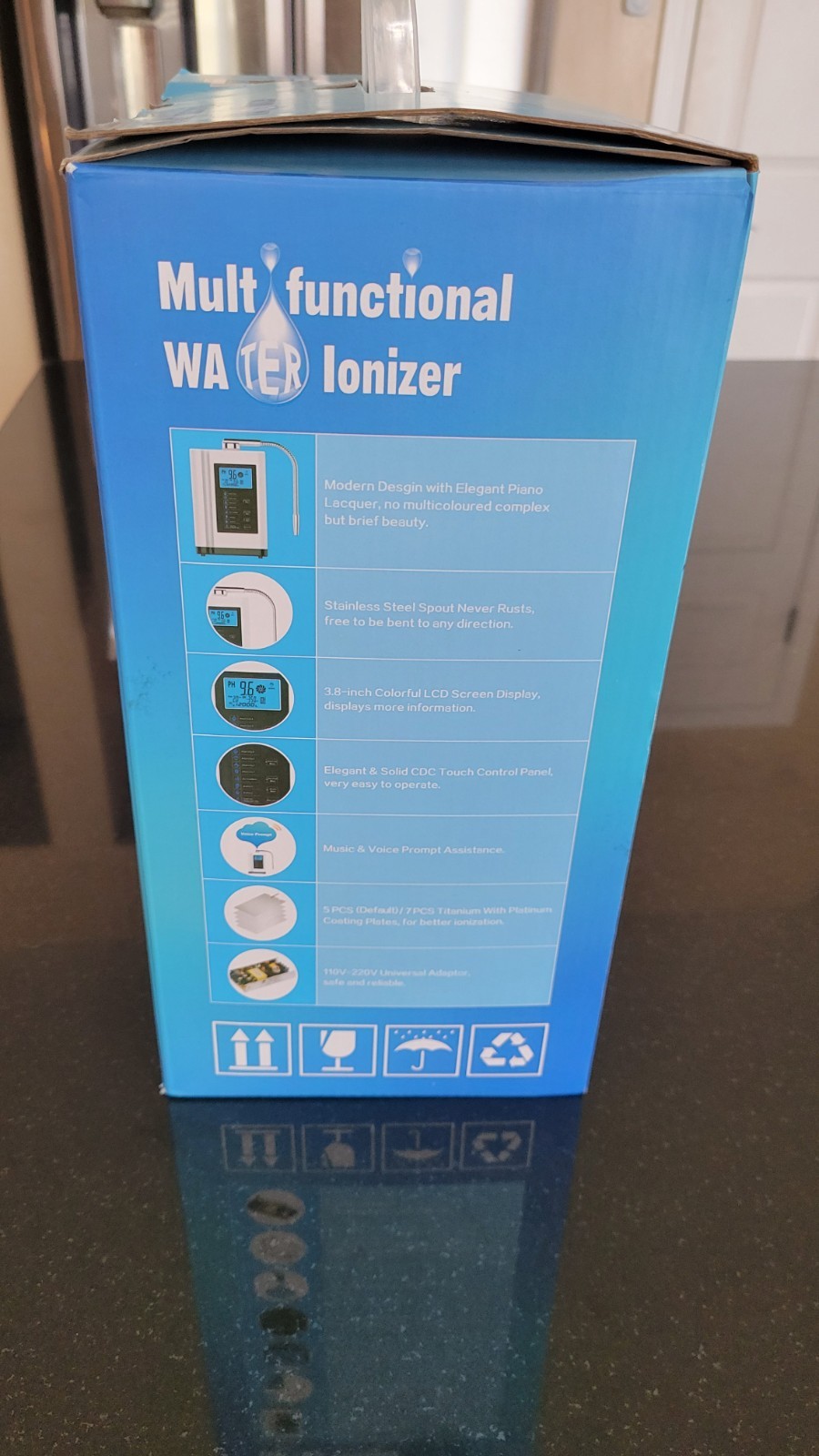 multifunctional alkaline water ionizer machine. Brand new never used
