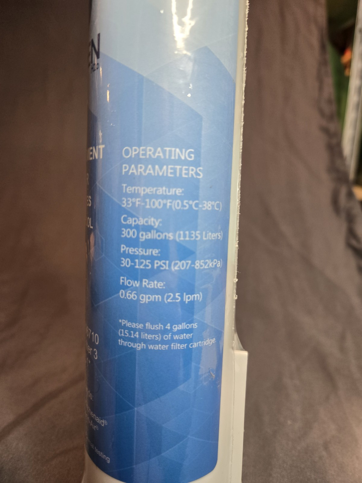 Waten H20 4396841 *4396710 Filter 3 EDR3RXD1 NEW Sealed