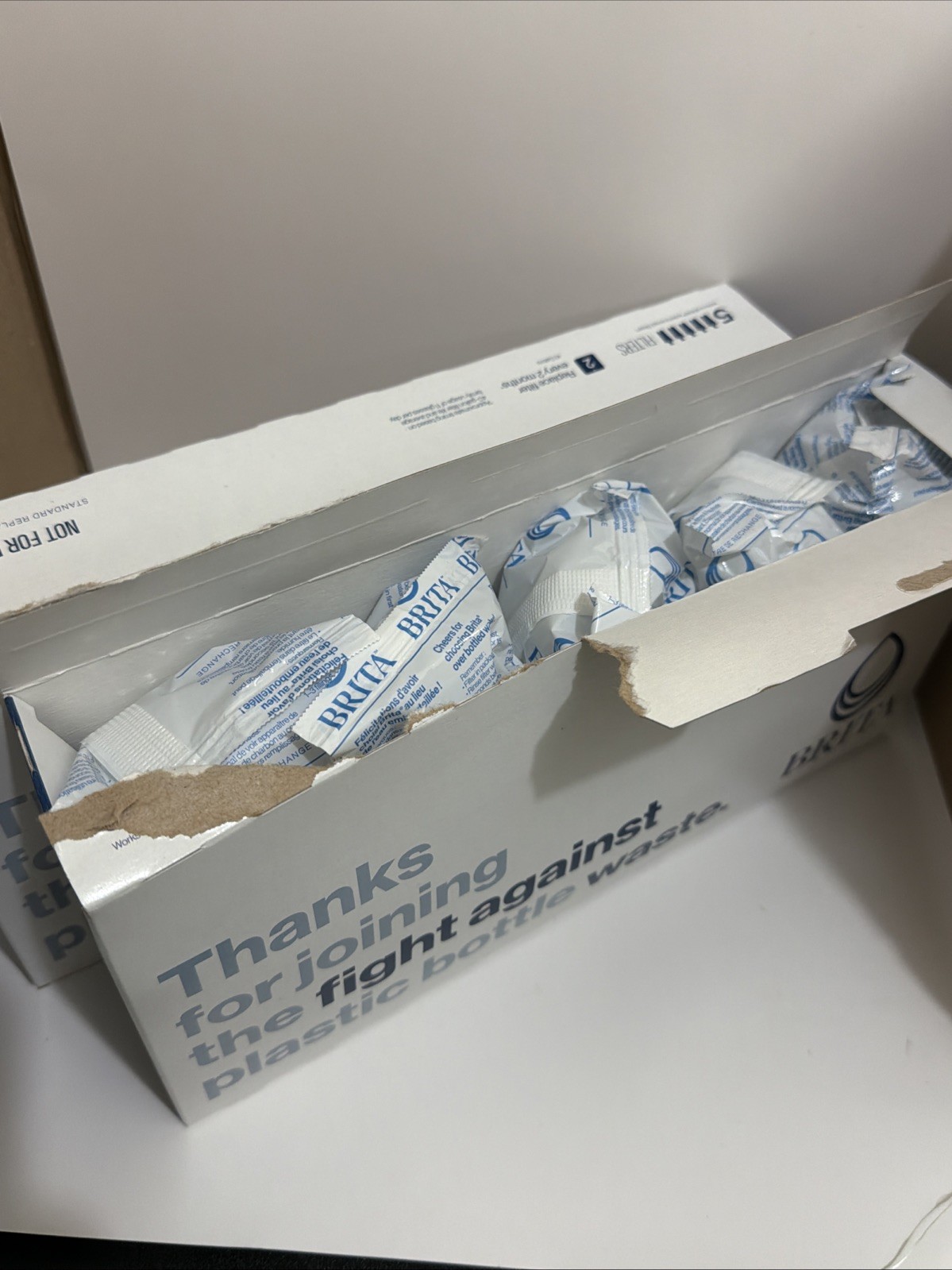 Brita Replacement Water Filters, 10 pieces Box Damaged!
