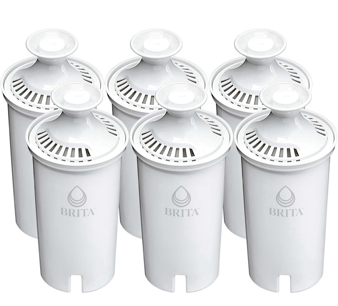 6 PACK Brita Standard Replacement Filters for Pitchers and Dispensers New In Box