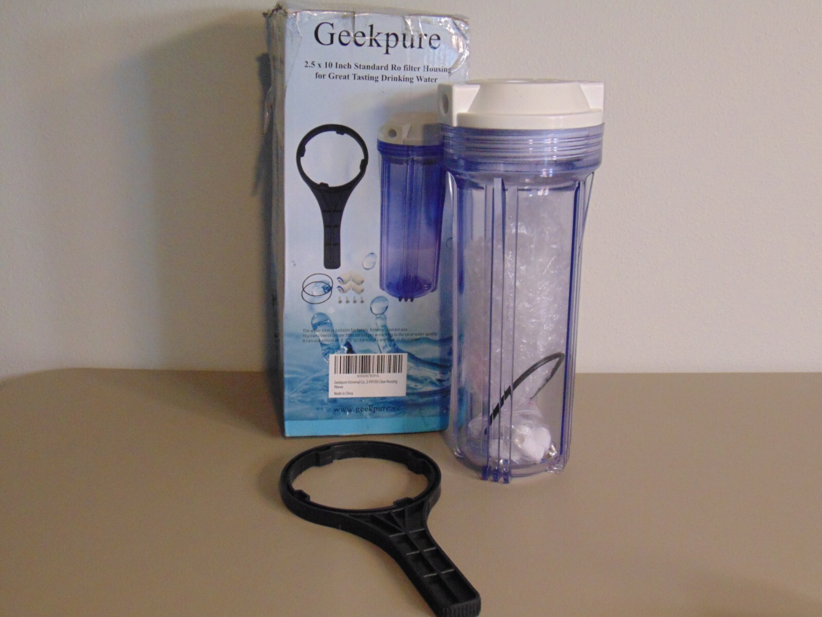 Geekpure Standard Filter Housing – 2.5′ x 10″ for Great Tasting Water