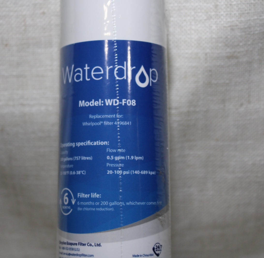 Waterdrop WD-F08 Refrigerator Water Filter, Fits Kenmore® 46-9083, 46-90309 NEW