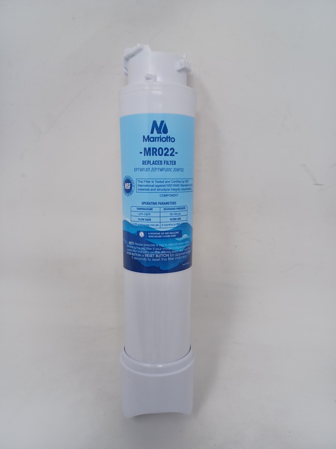 1 Marriotto MR022 Replacement Water Filter
