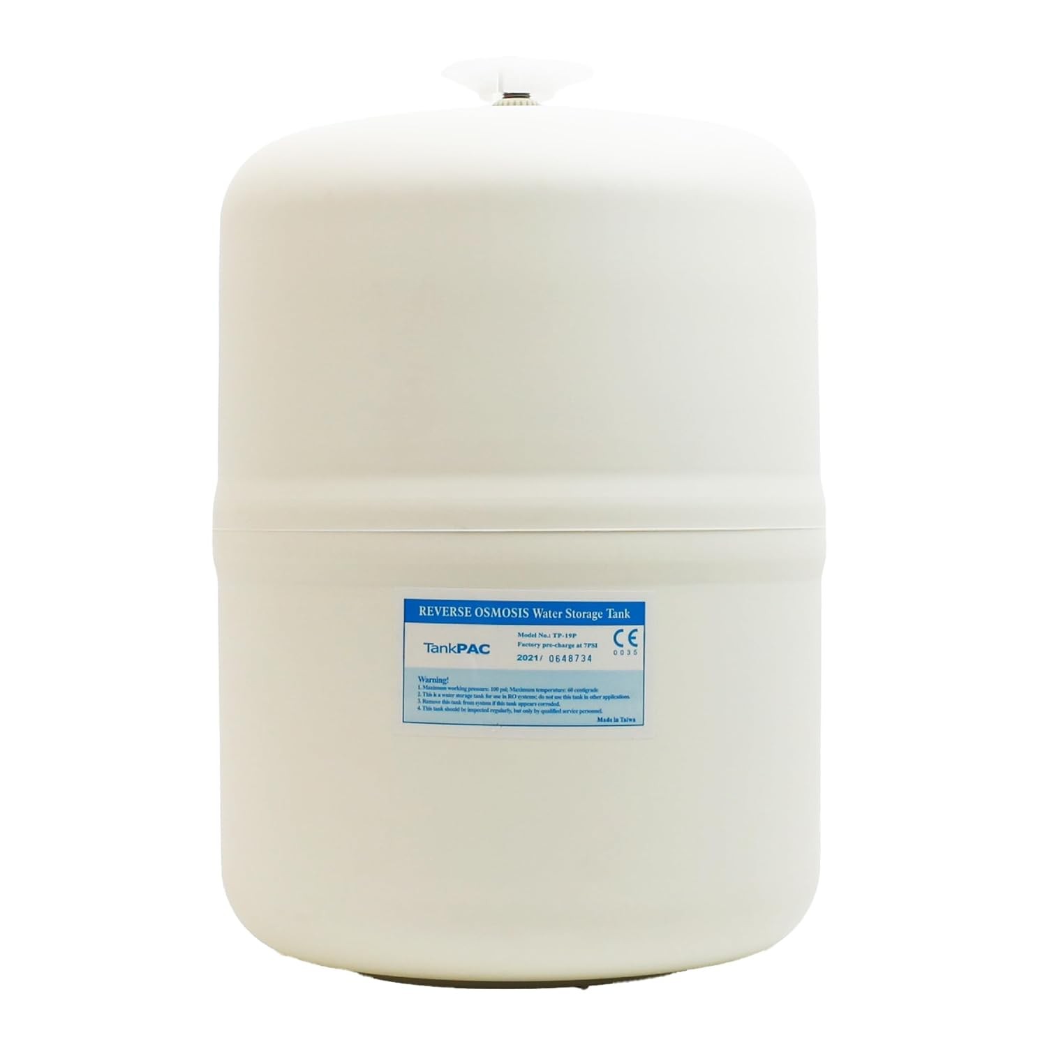 Neo-Pure TP-16P 4.0 Gal RO Storage Tank Steel with Tank Valve 1/4in x 3/8in