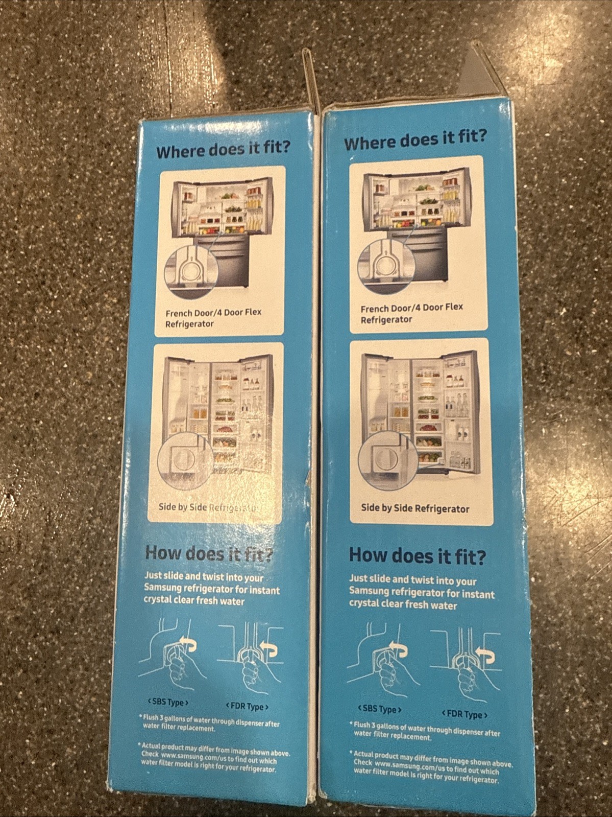 2 PACK Genuine Samsung DA29-00020B HAF-CIN/EXP Refrigerator Water Filter